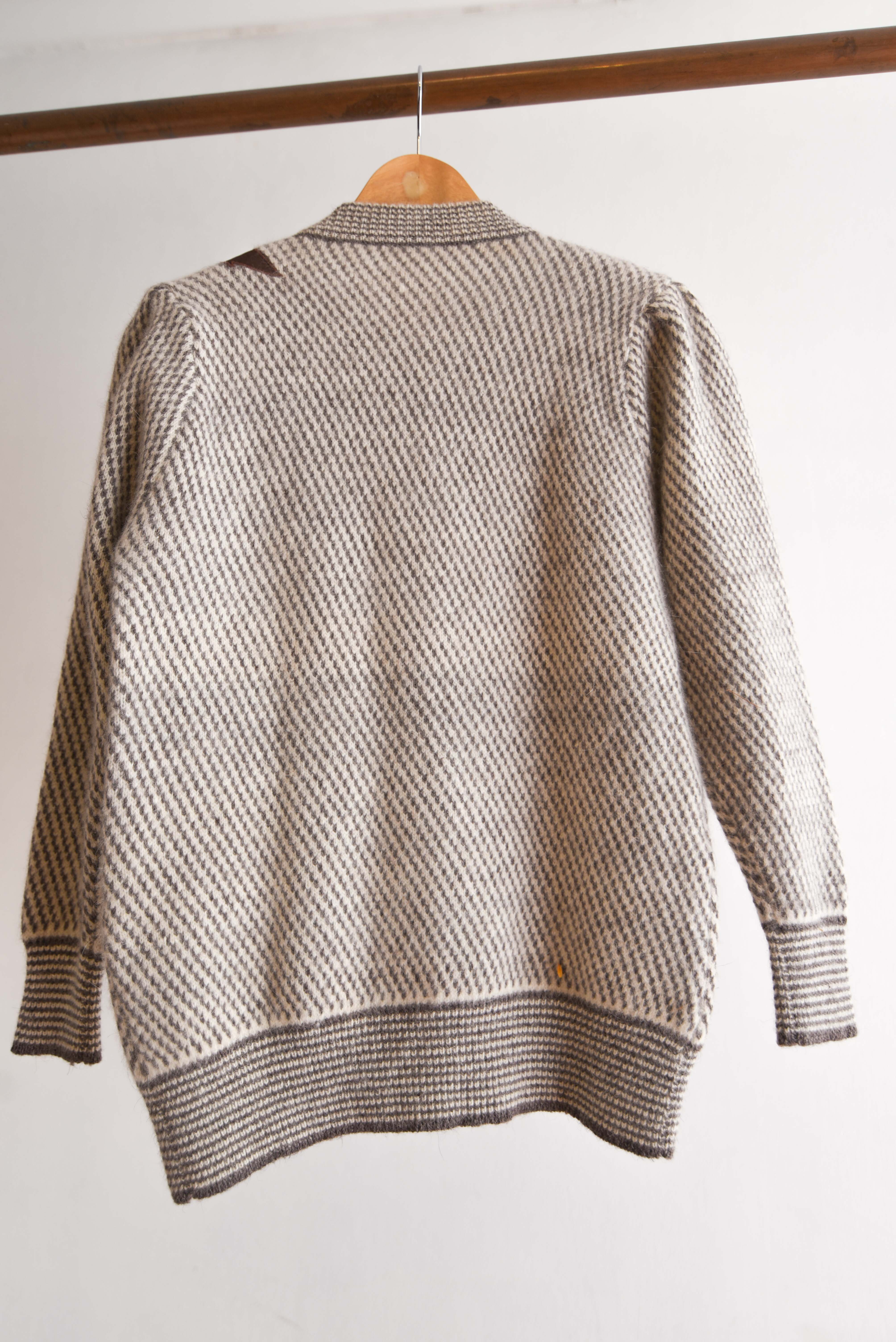 Cardigan vintage espiga y rosas