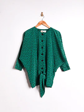 Blusa jade 80s floral