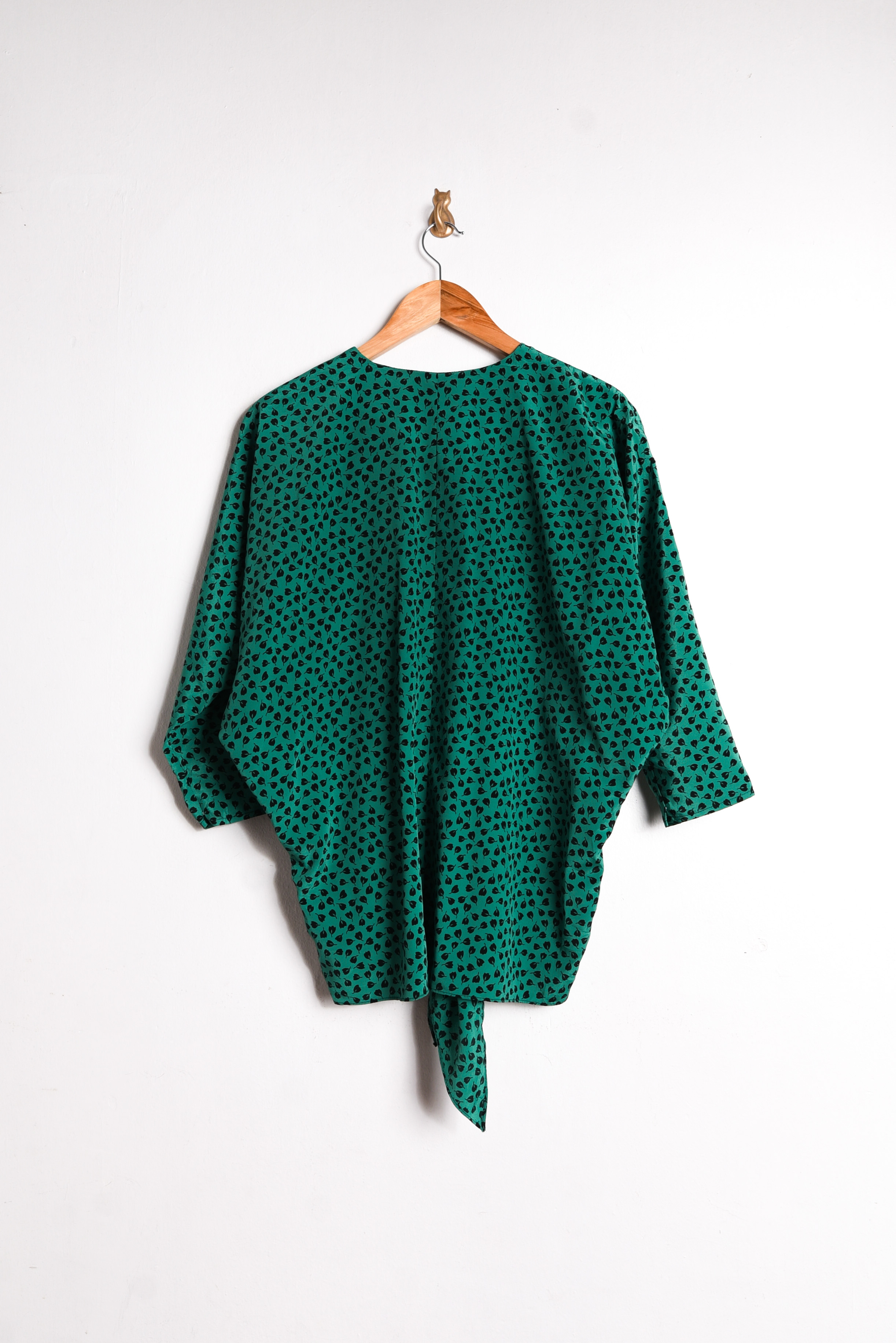 Blusa jade 80s floral