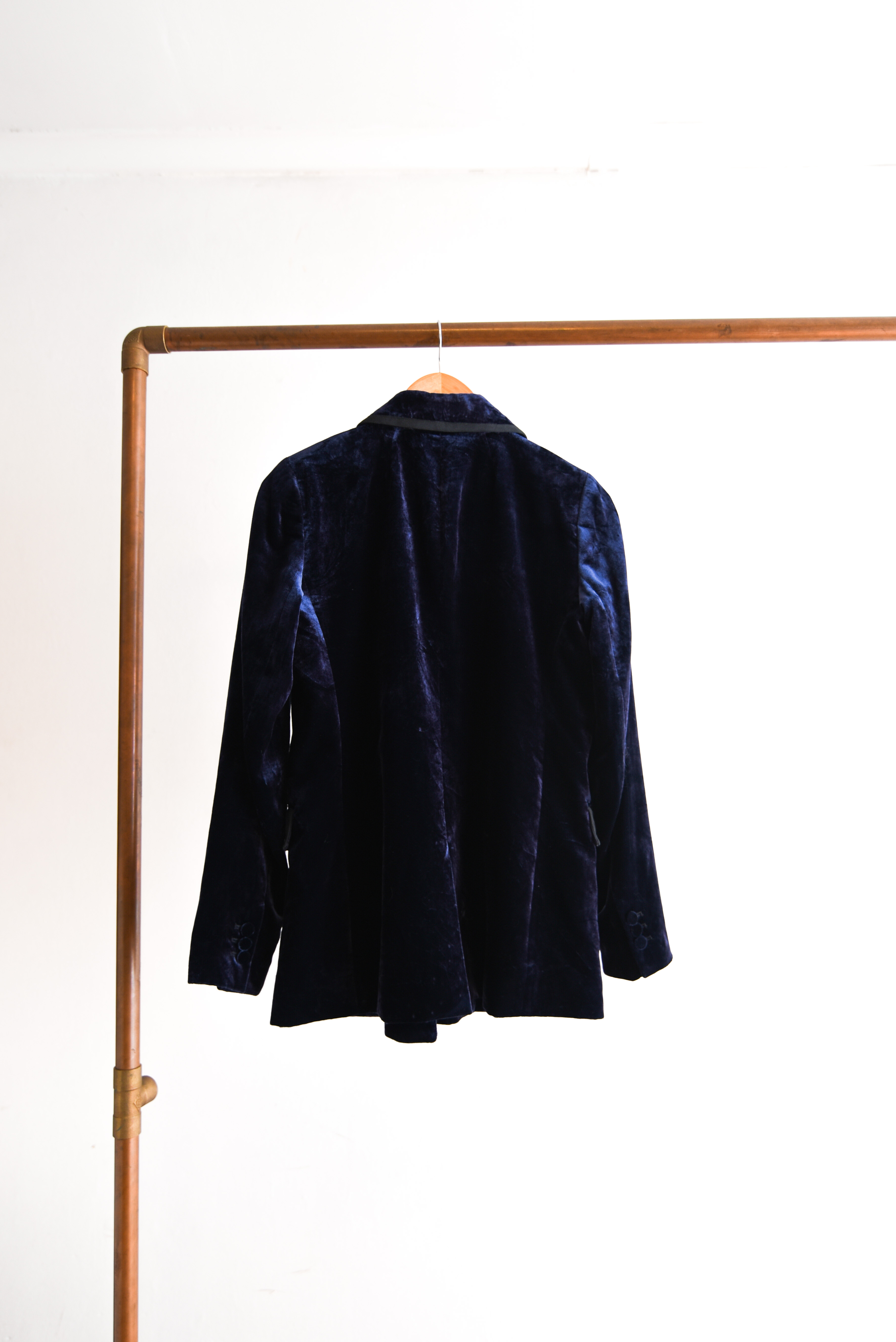 Blazer blue velvet 