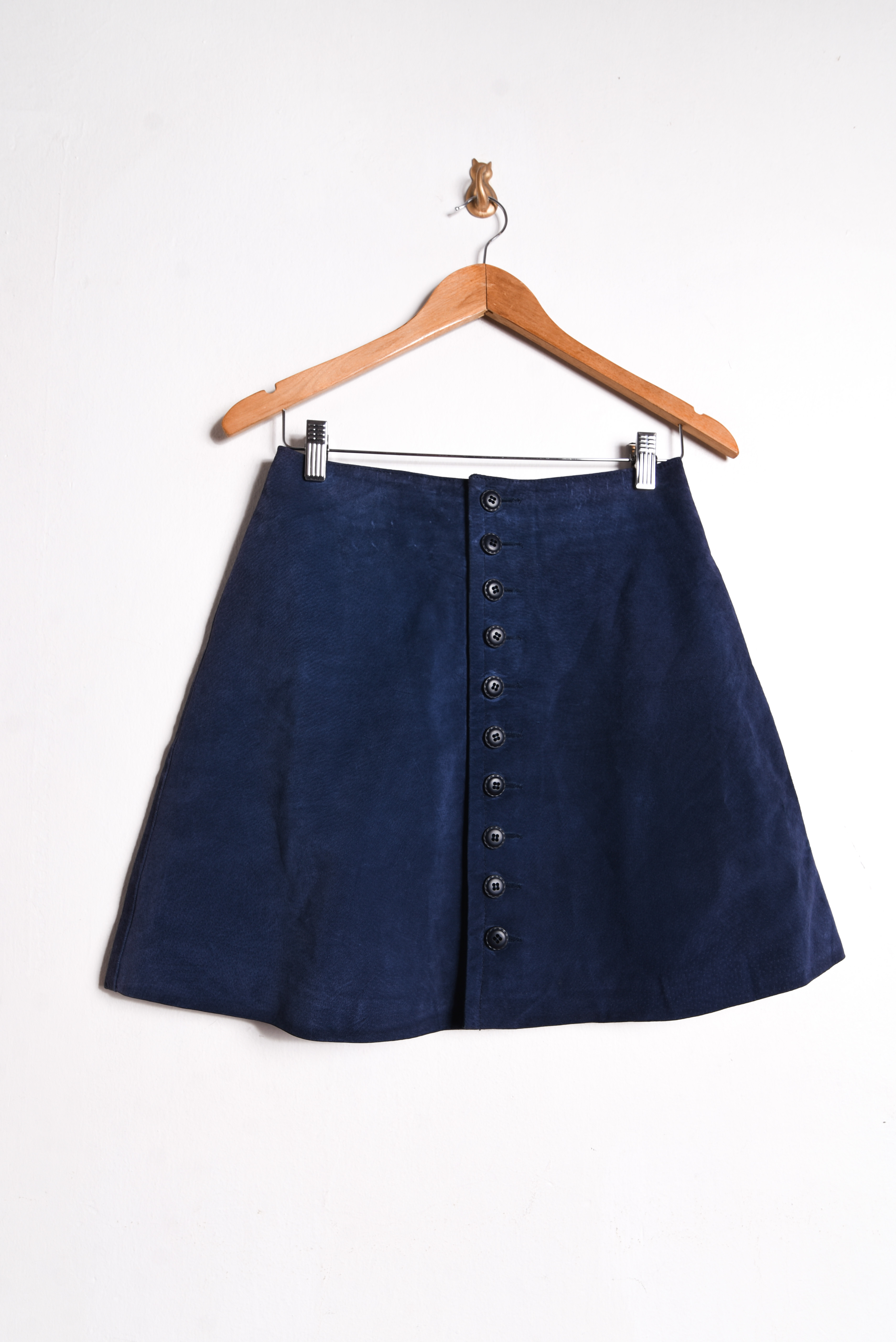 Falda gamuza vintage navy