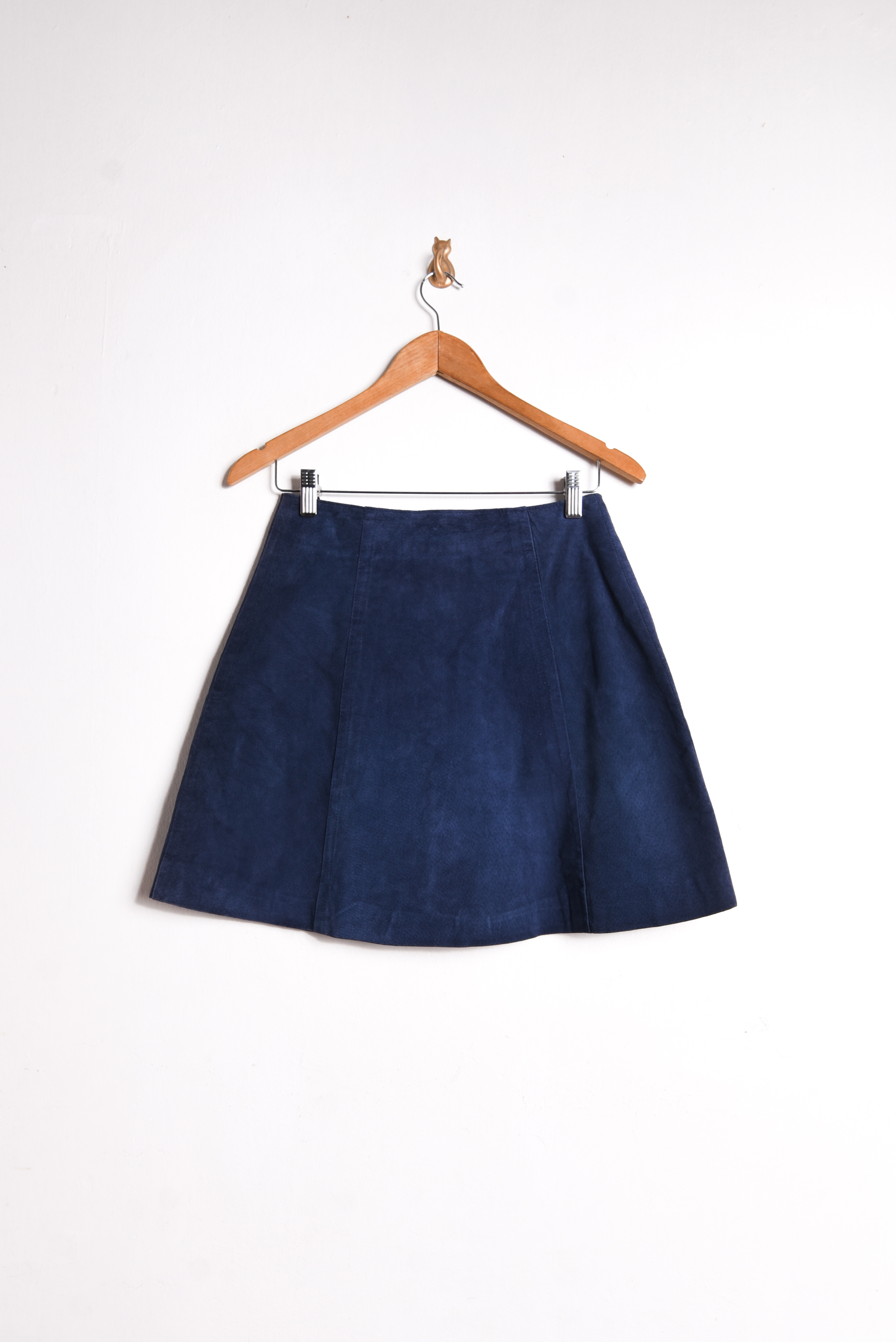 Falda gamuza vintage navy
