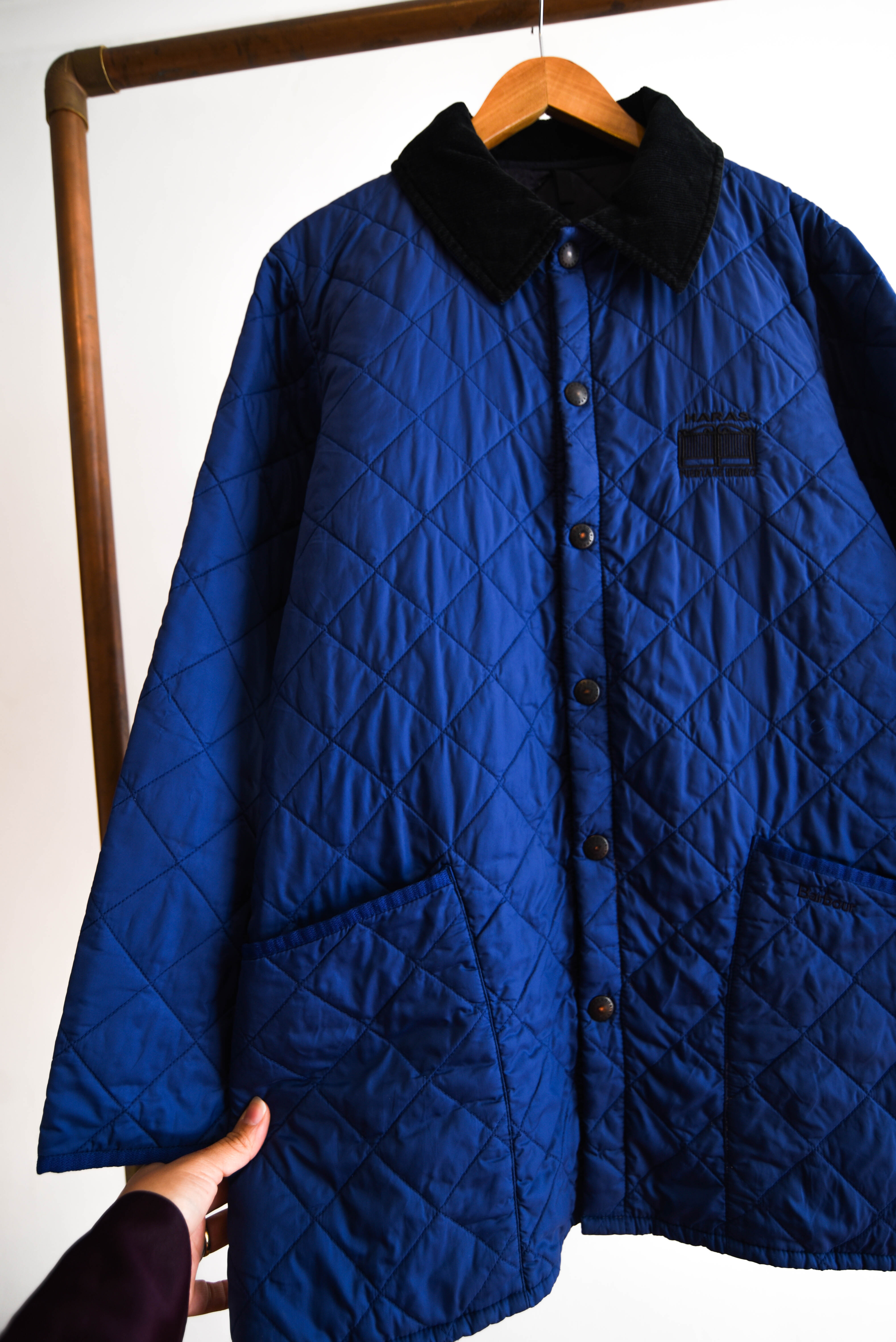 Chaqueta Barbour azulina 