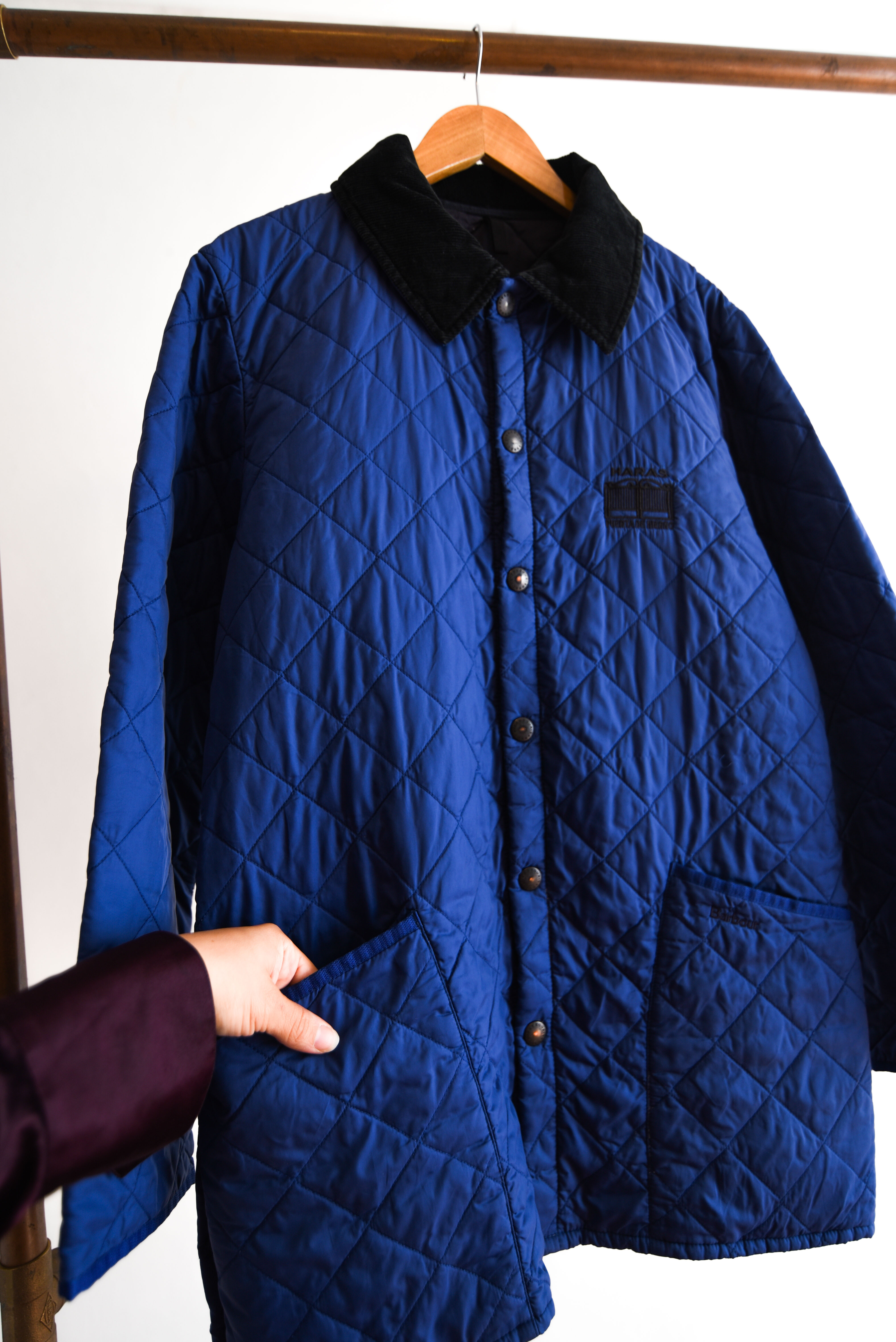 Chaqueta Barbour azulina 