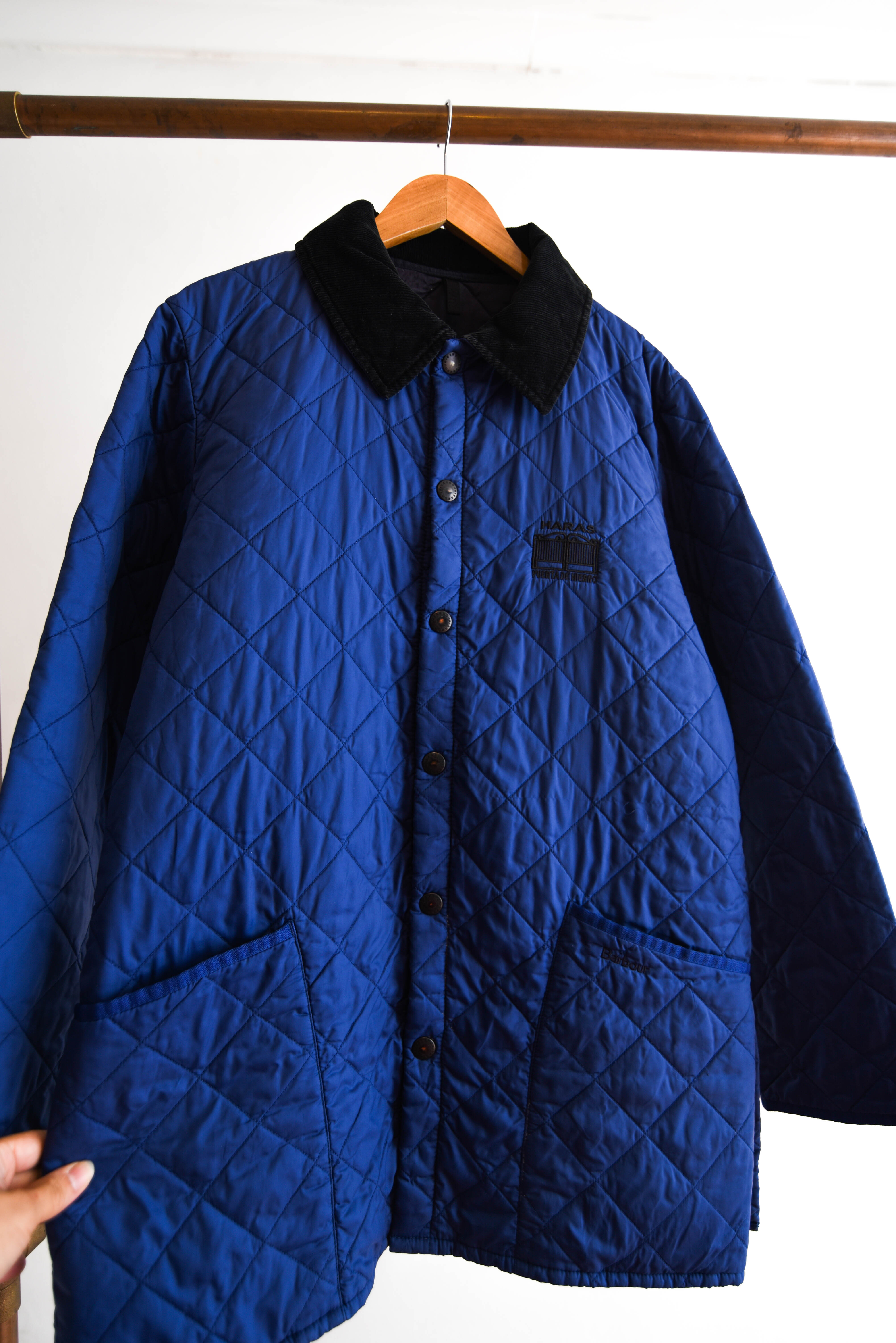 Chaqueta Barbour azulina 