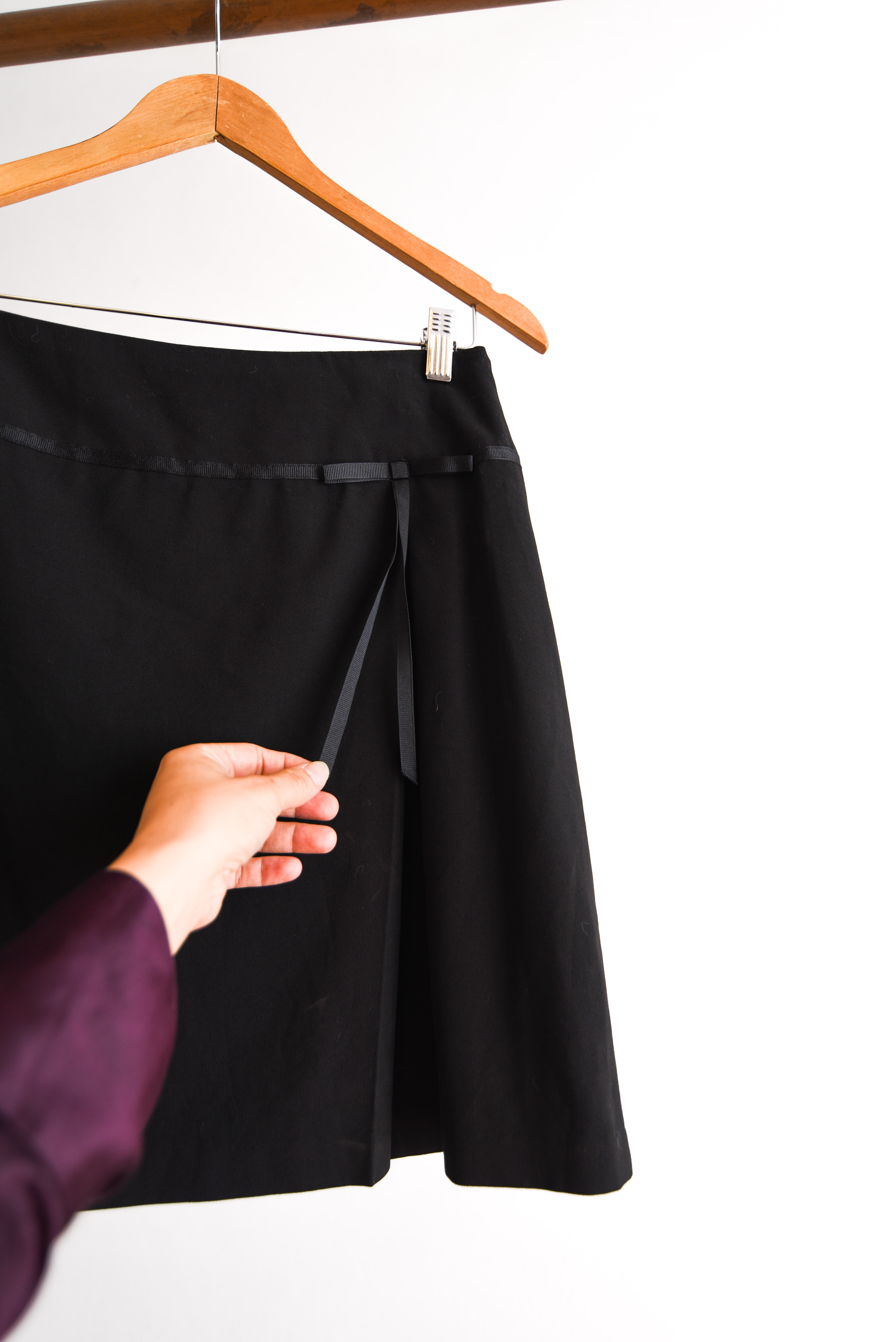 Falda negra lazito 90s