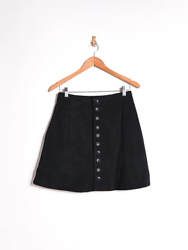 Falda negra gamuza vintage