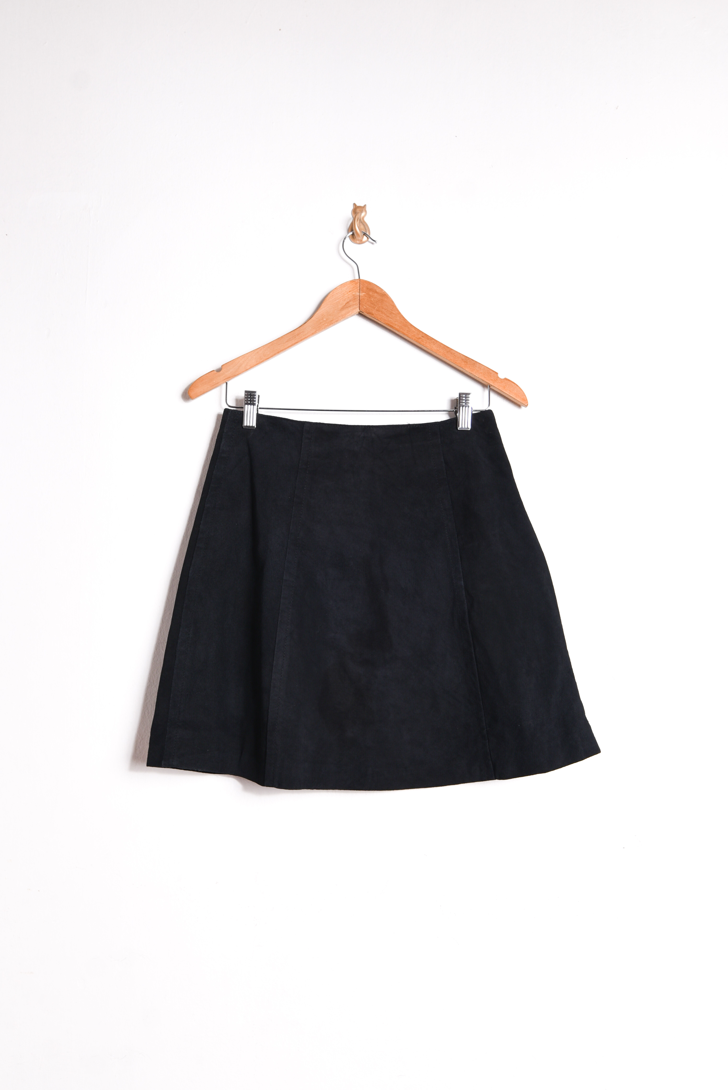 Falda negra gamuza vintage