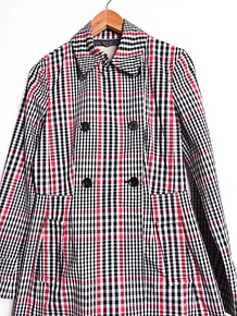 Trench gingham Banana Republic