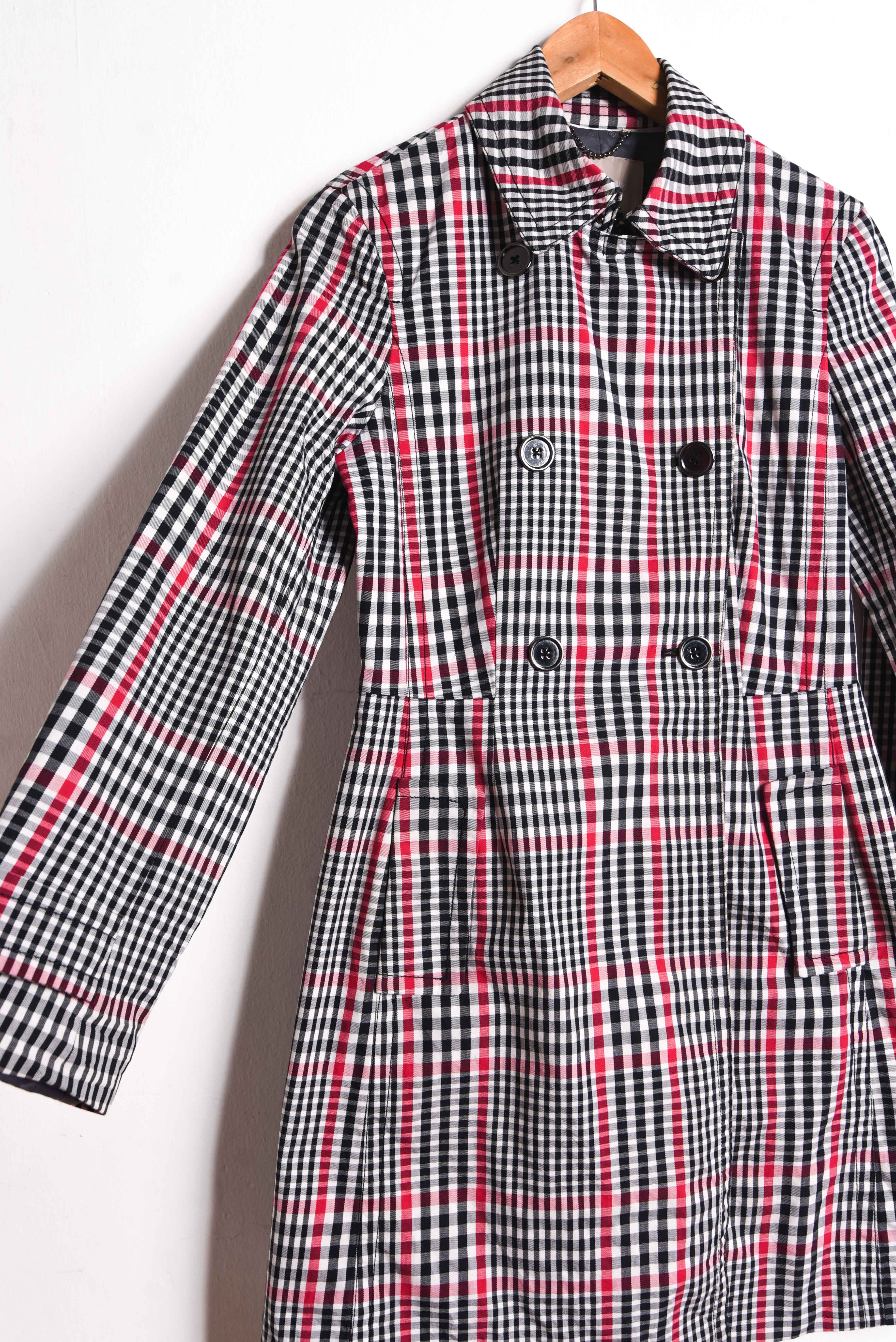 Trench gingham Banana Republic