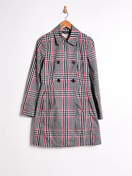 Trench gingham Banana Republic
