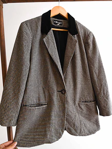 Blazer pata de gallo 90s