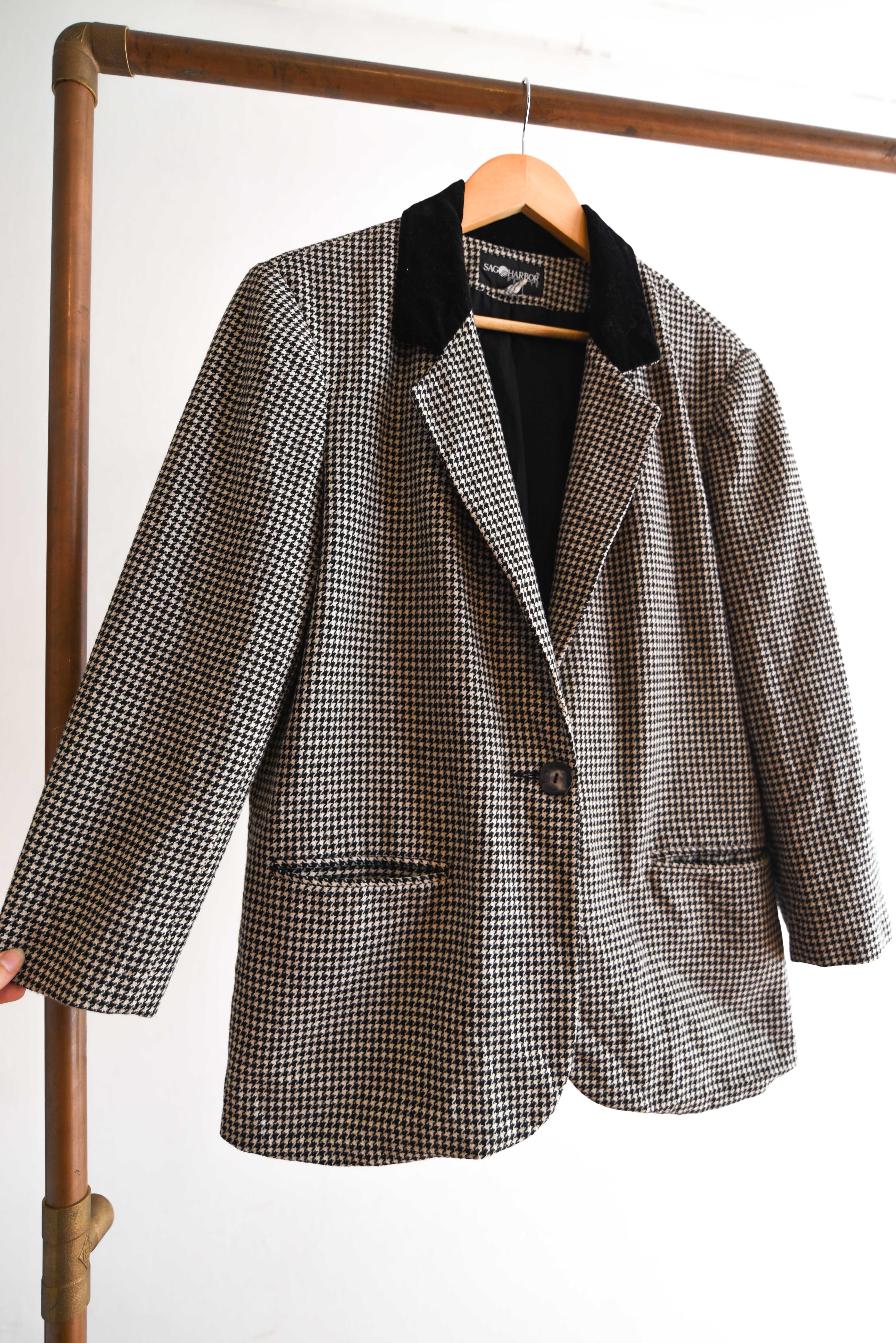 Blazer pata de gallo 90s