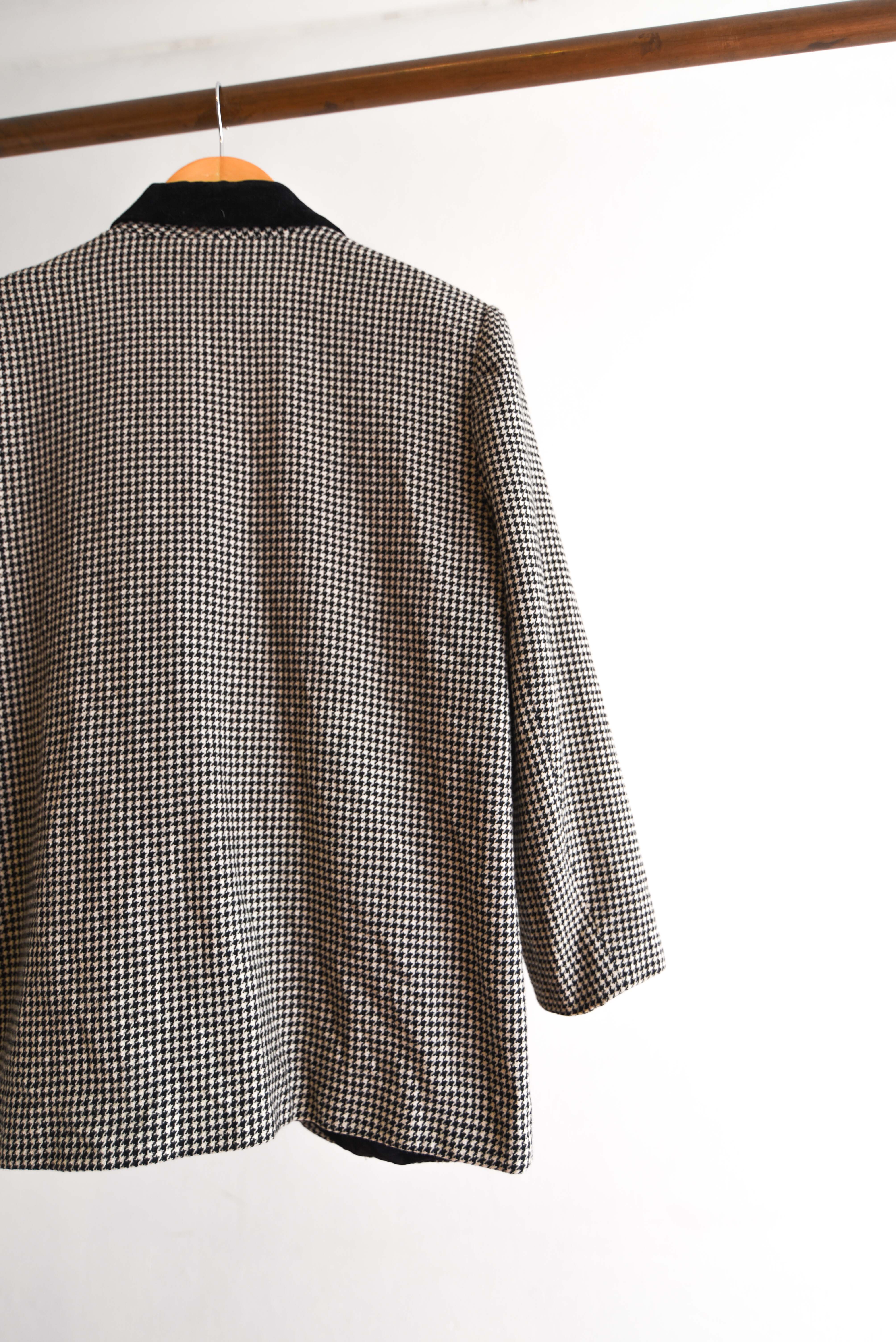 Blazer pata de gallo 90s