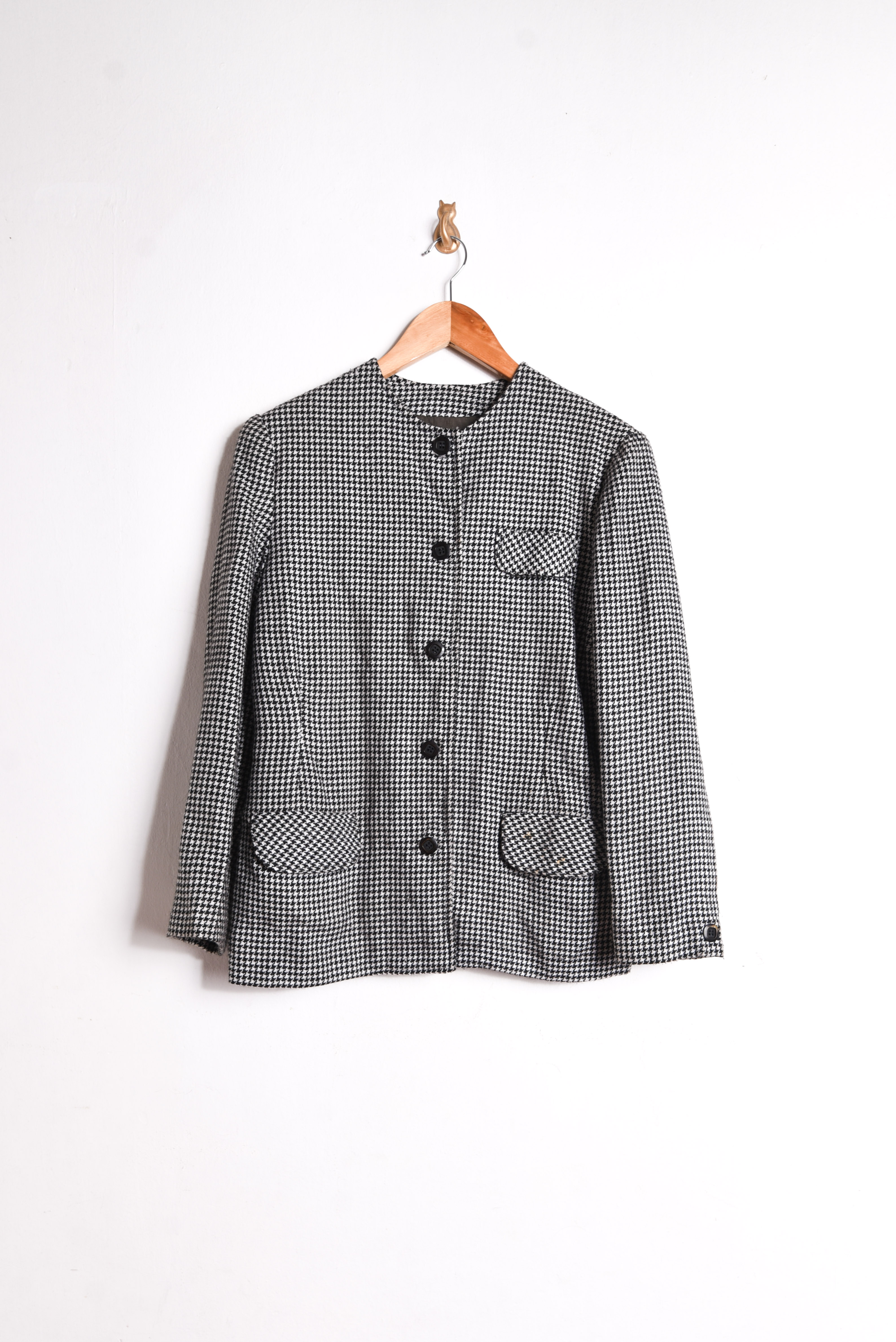 Conjunto vintage lana pata de gallo