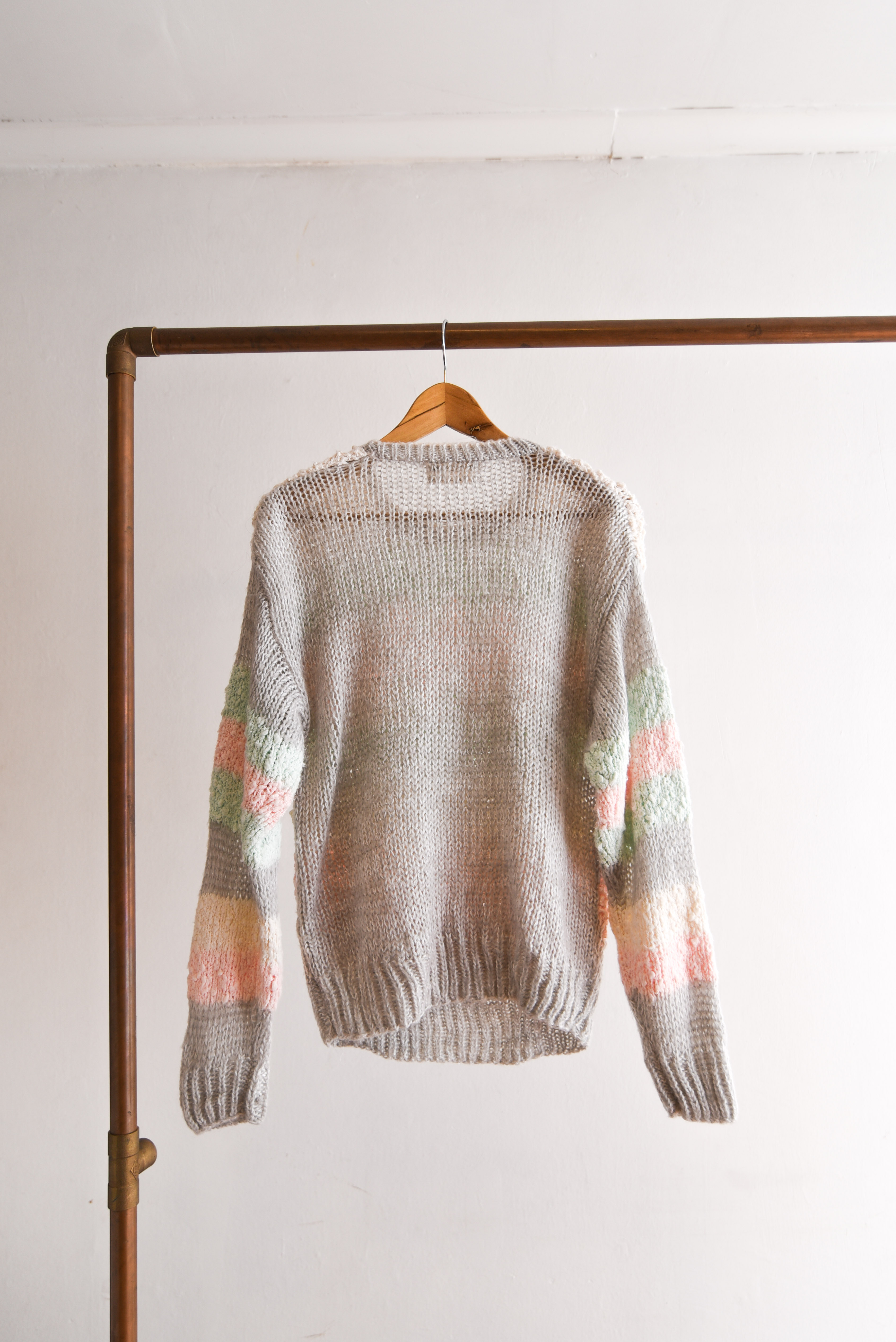 Chaleco 80s hand knitted