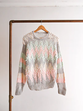 Chaleco 80s hand knitted