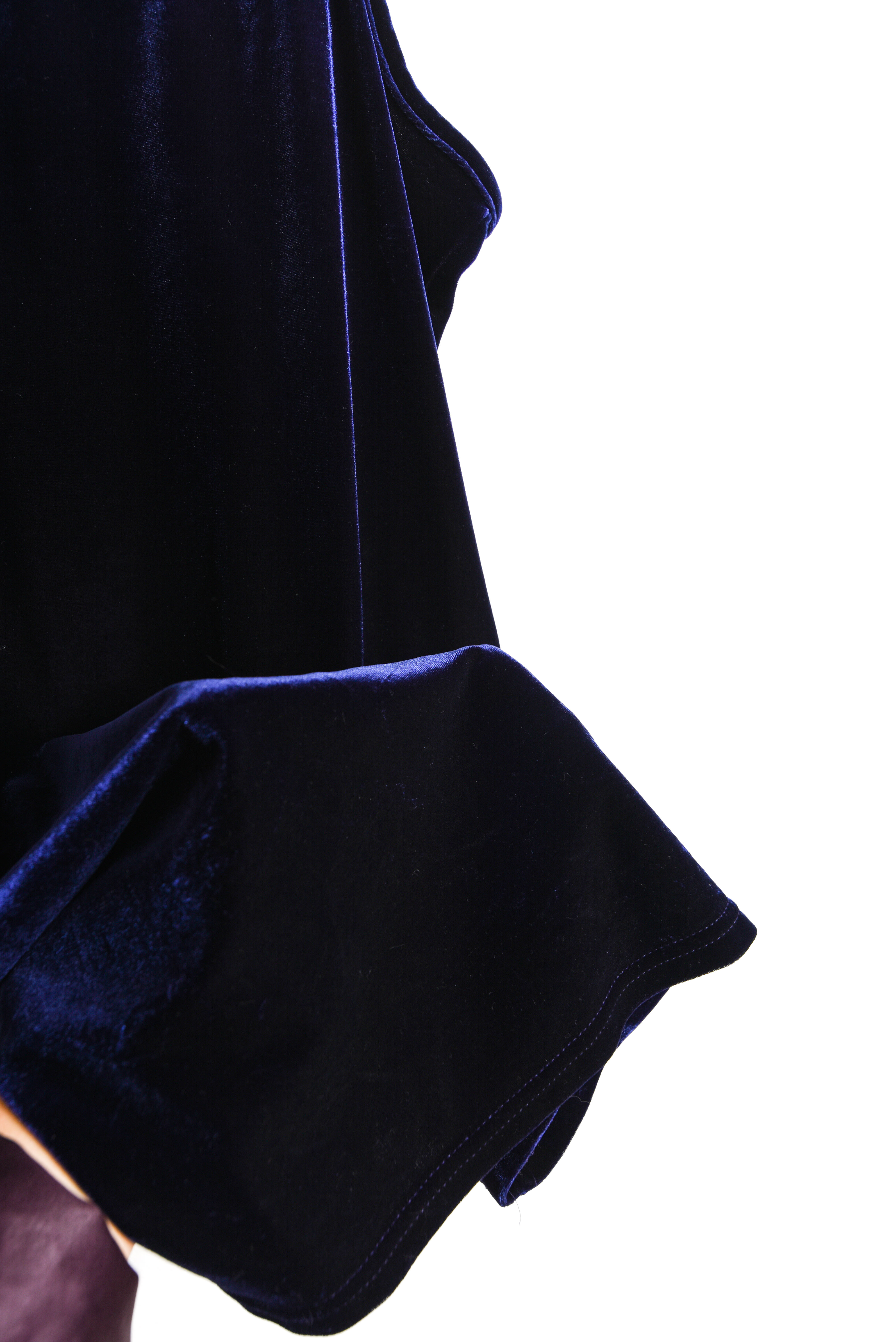 Vestido morado velvet 90S