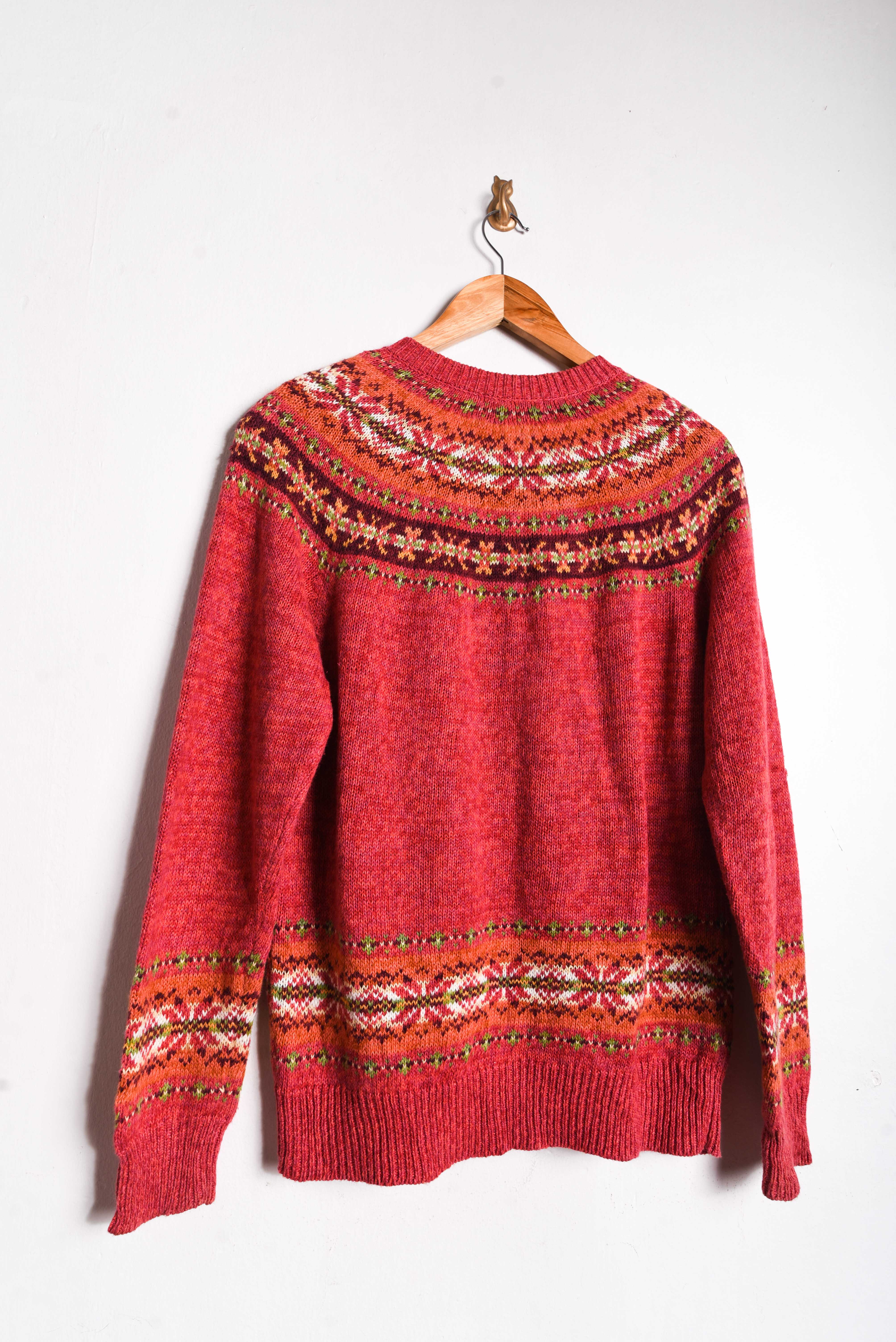 Cardigan naranjo nordic vintage