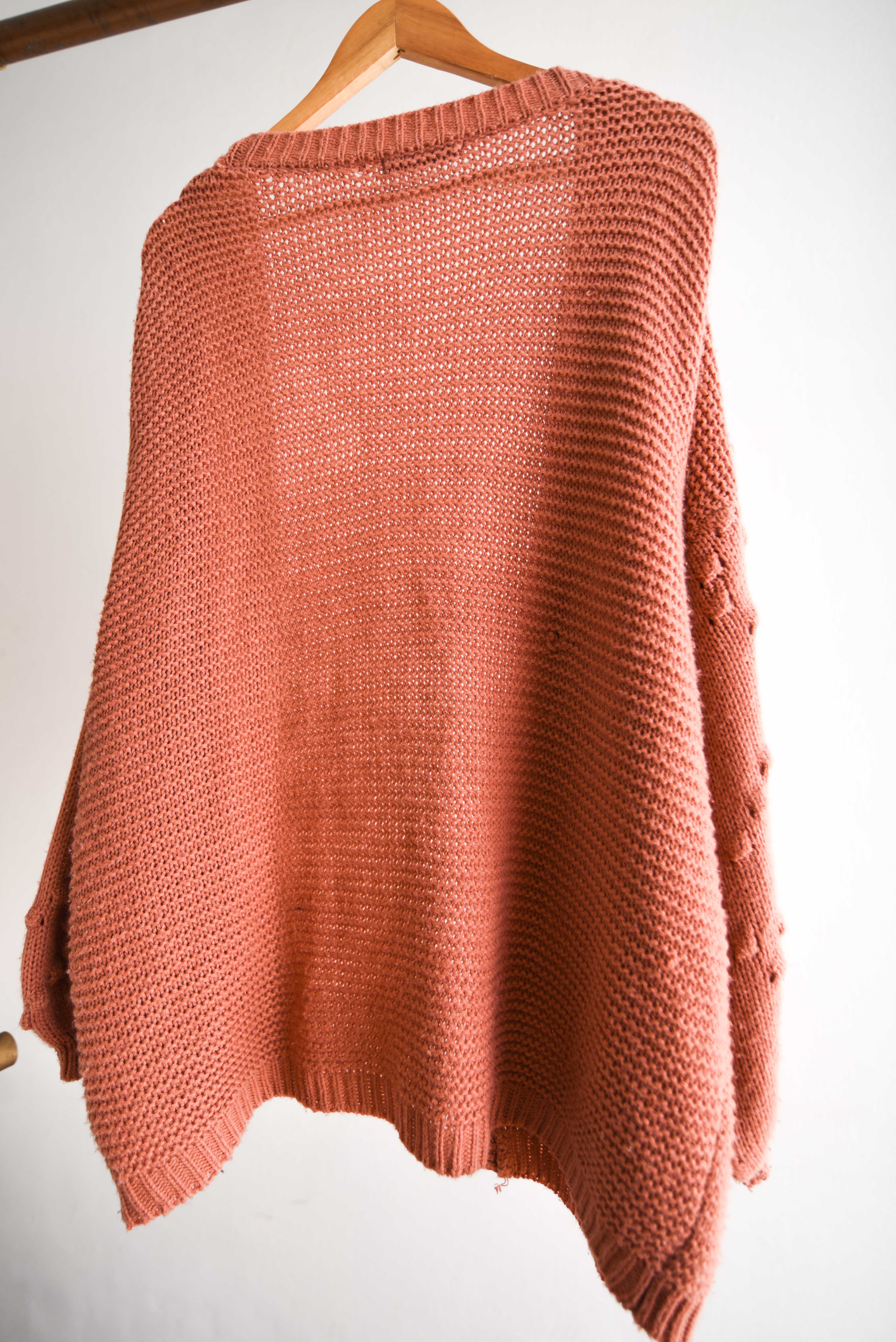 Cardigan tapado coral globo