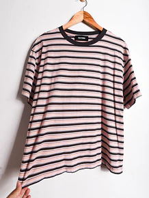 Polera rayada bicolor