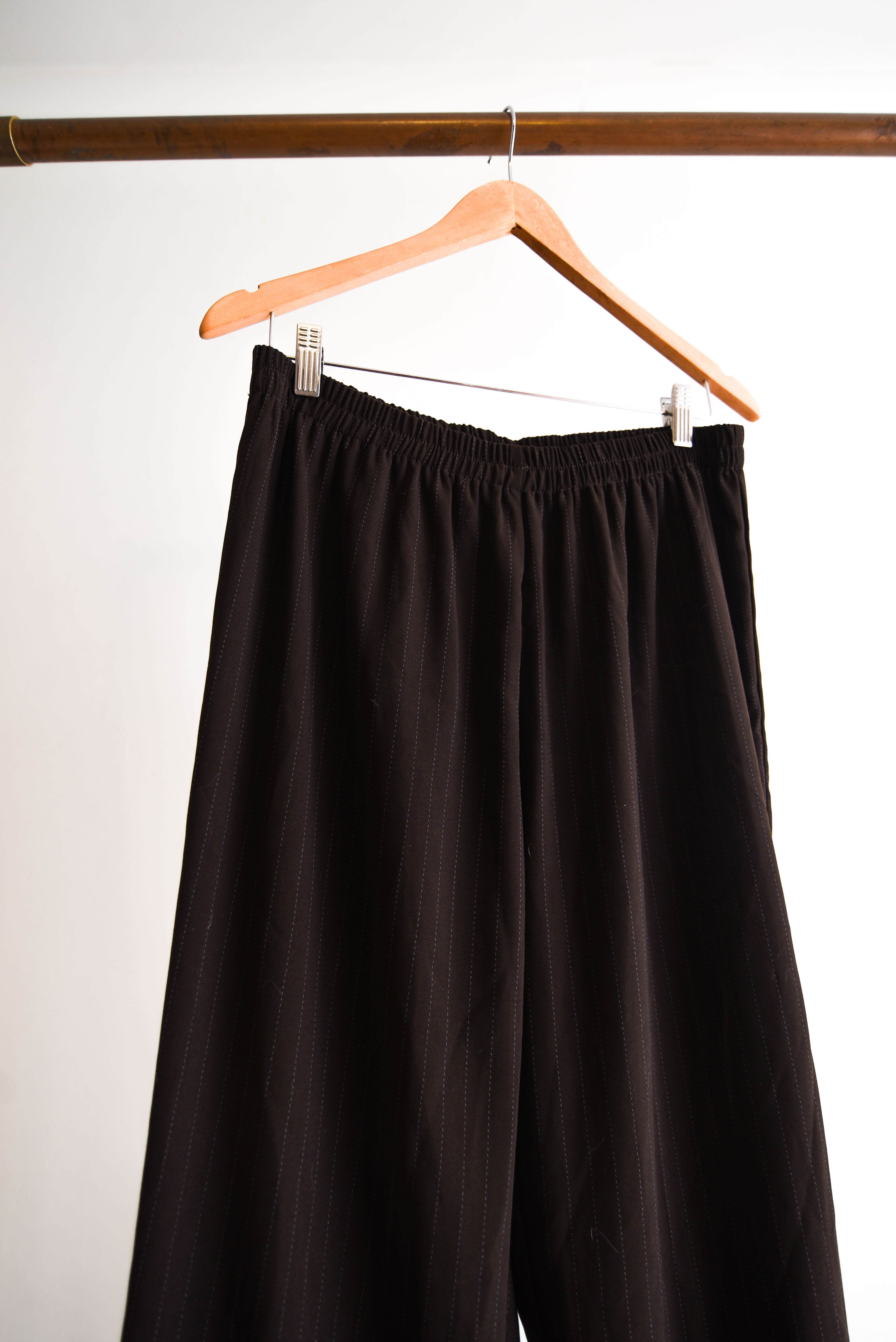 Power suit café vintage pinstripe