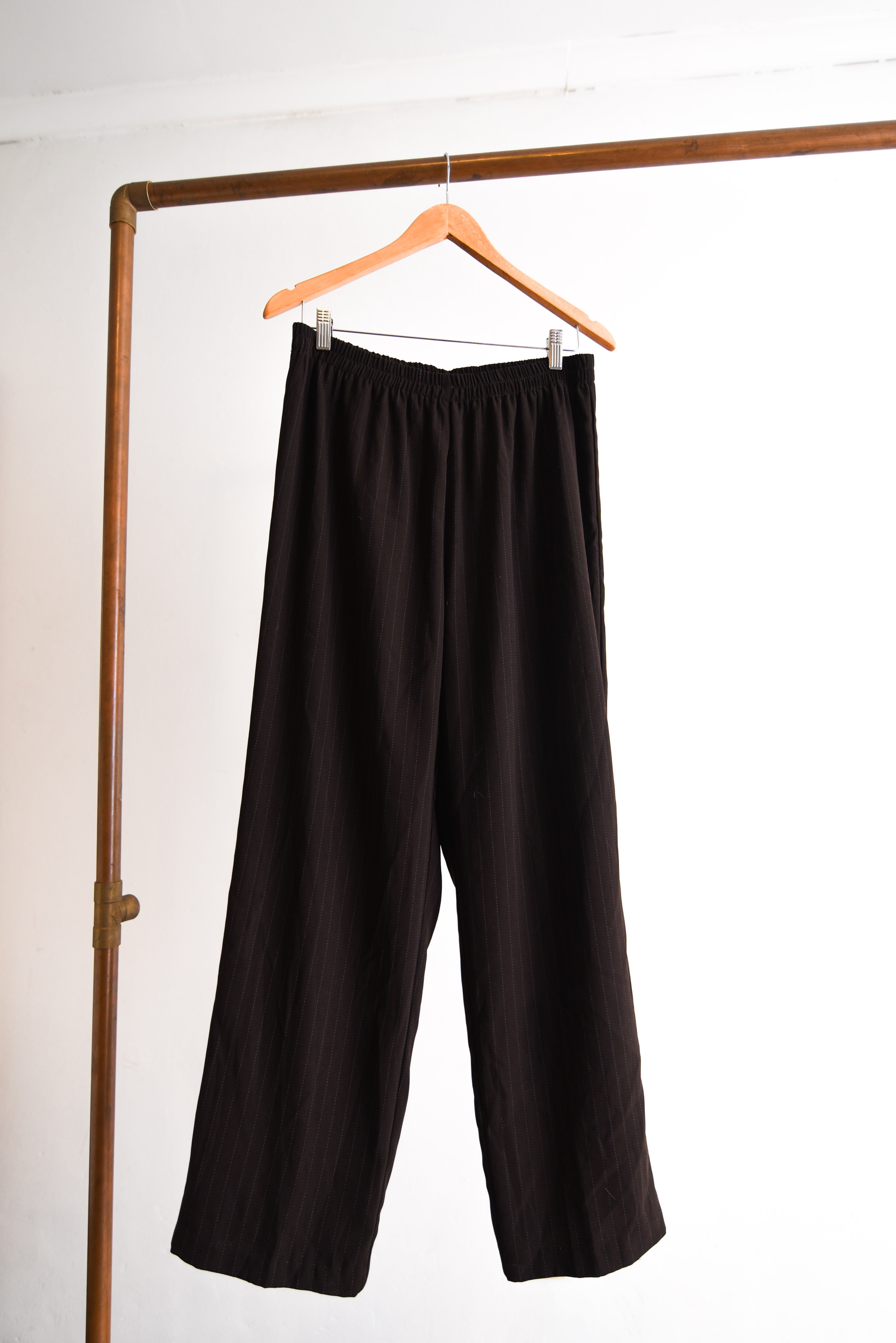 Power suit café vintage pinstripe