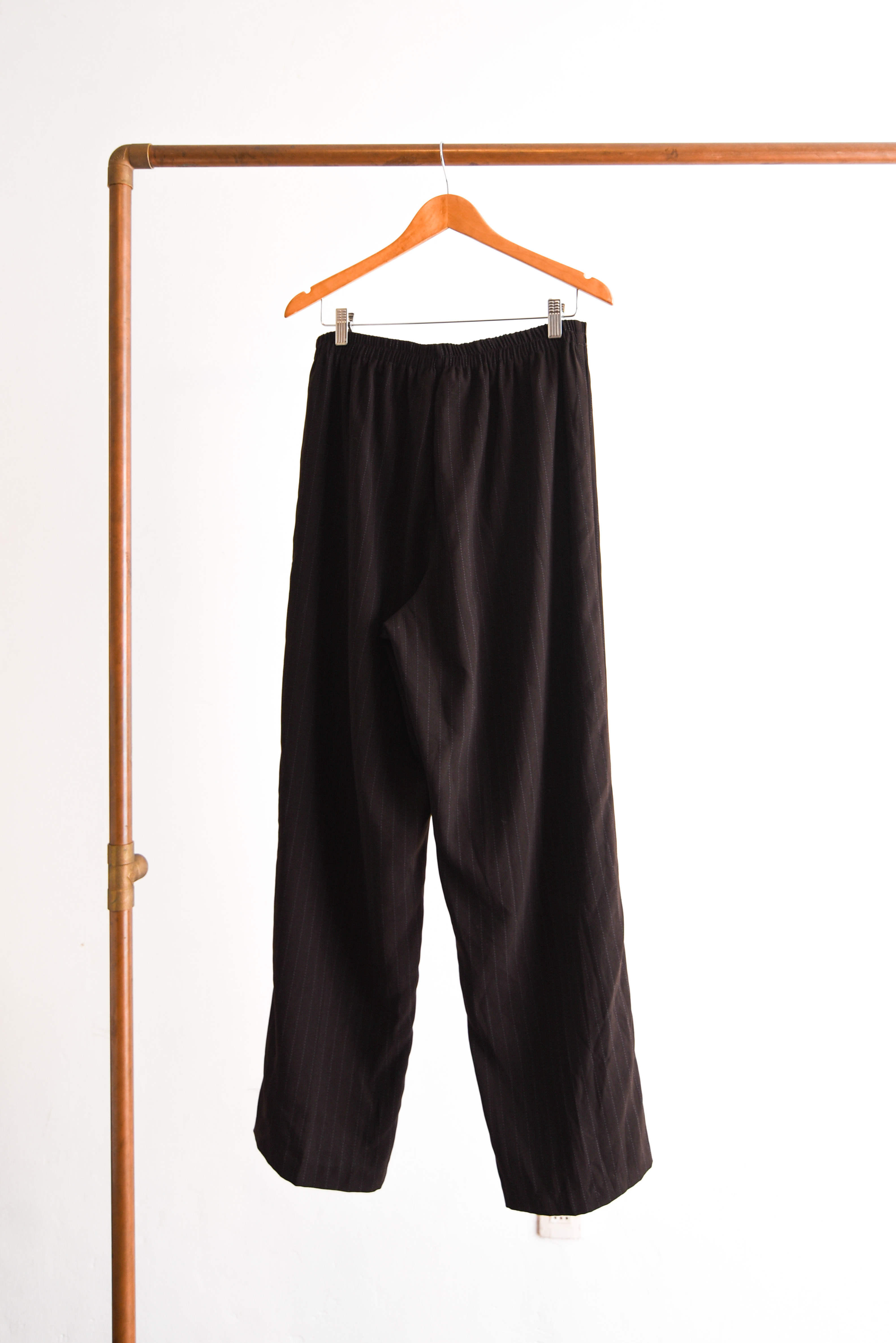 Power suit café vintage pinstripe