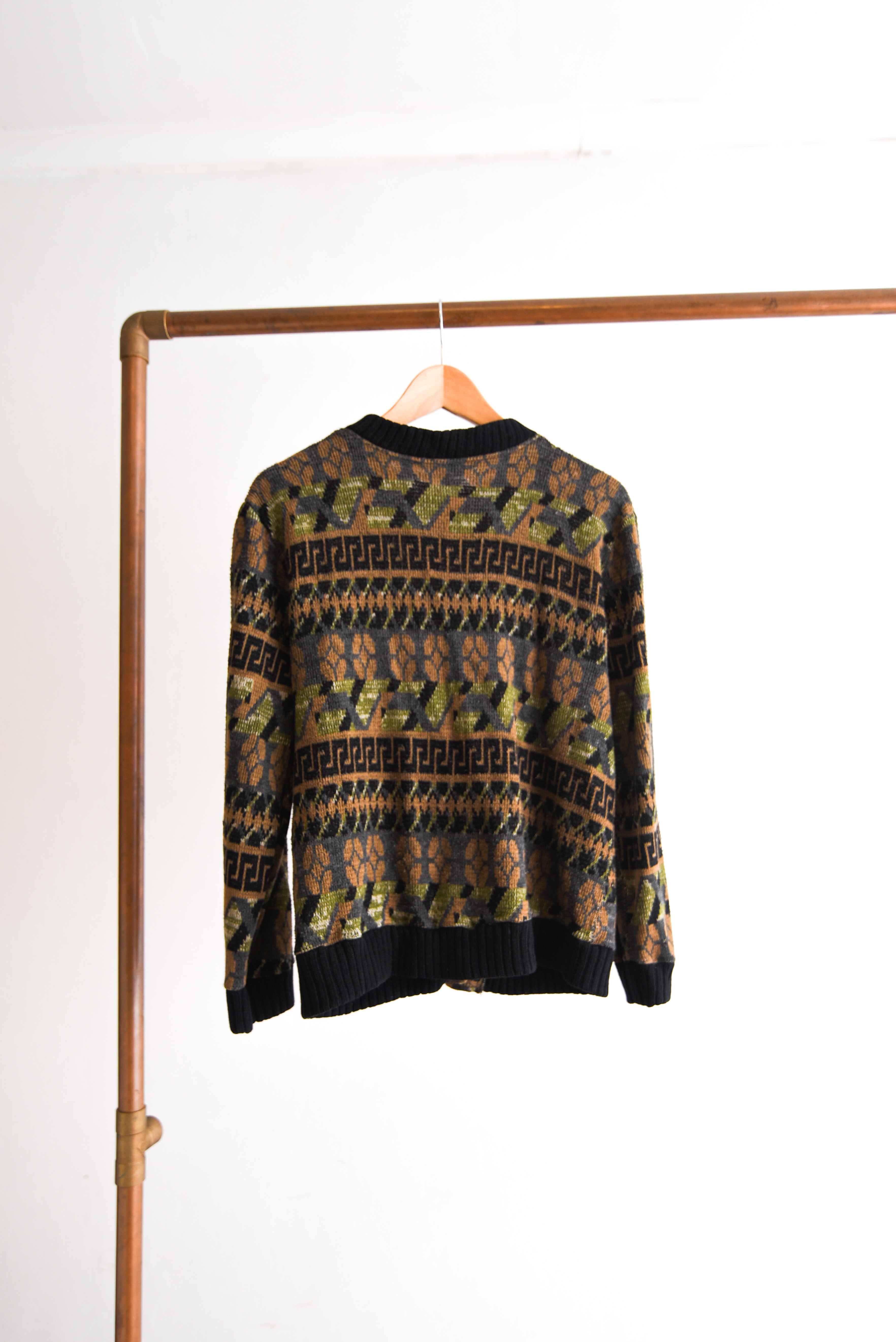 Cardigan vintage folky made in Chile