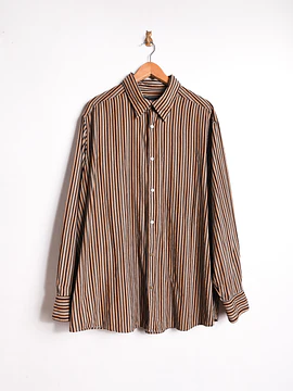 Camisa café cotelé