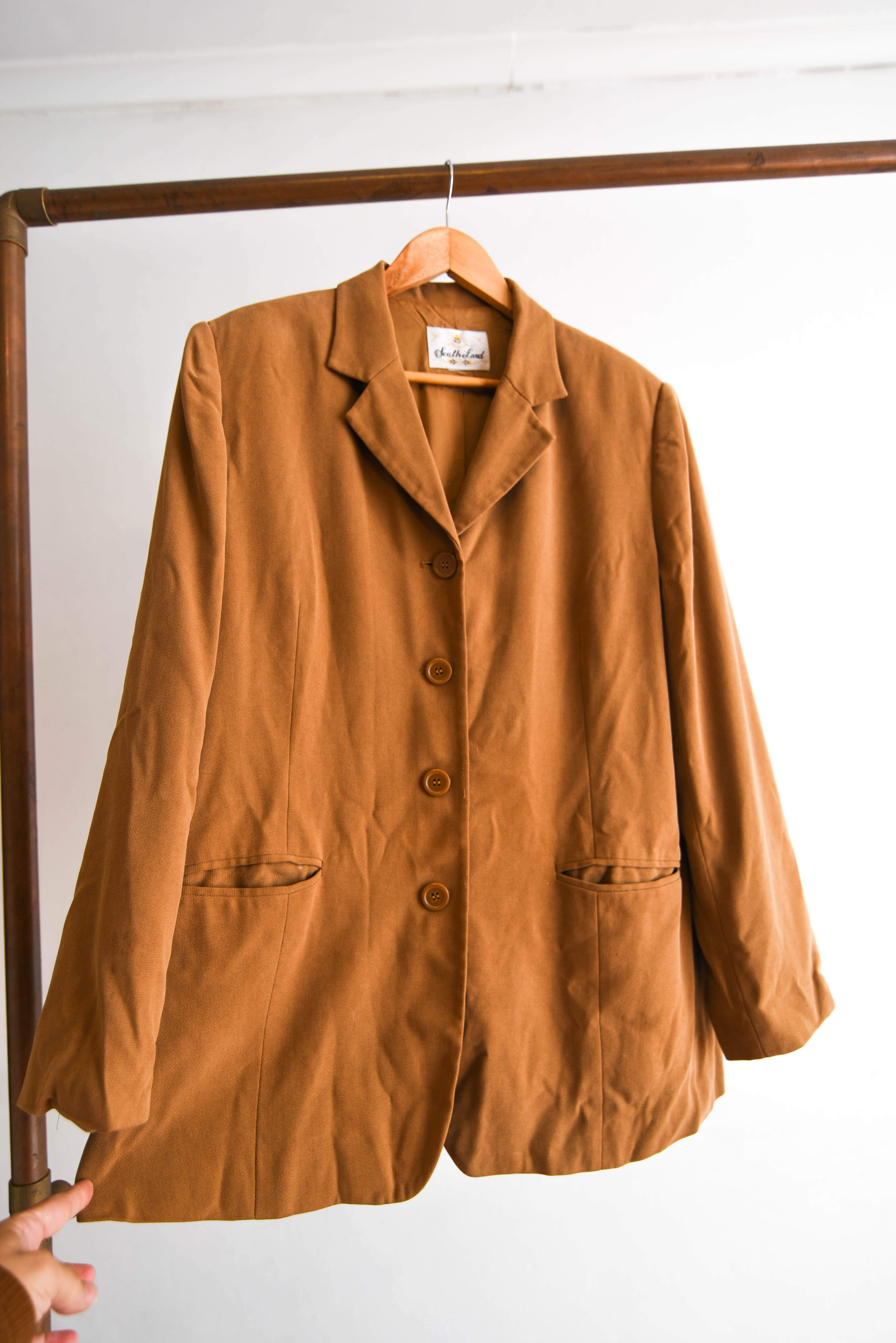 Blazer camel vintage