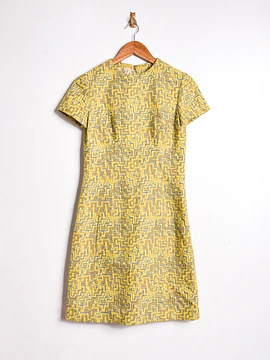 Vestido psicodélico 1960s Adam Woods