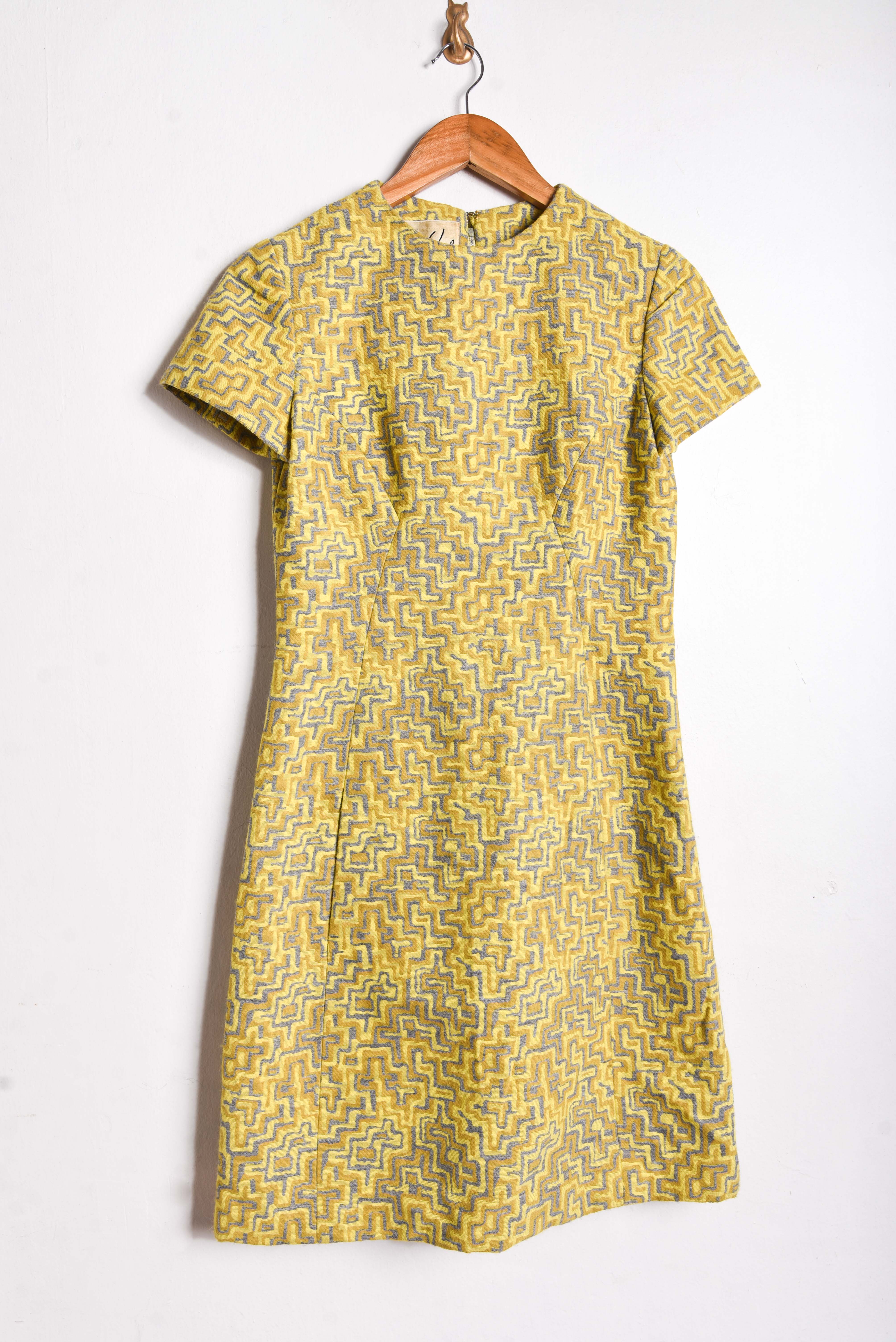 Vestido psicodélico 1960s Adam Woods
