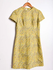 Vestido psicodélico 1960s Adam Woods