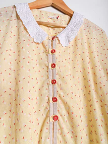 Blusa amarillo pastel peter pan