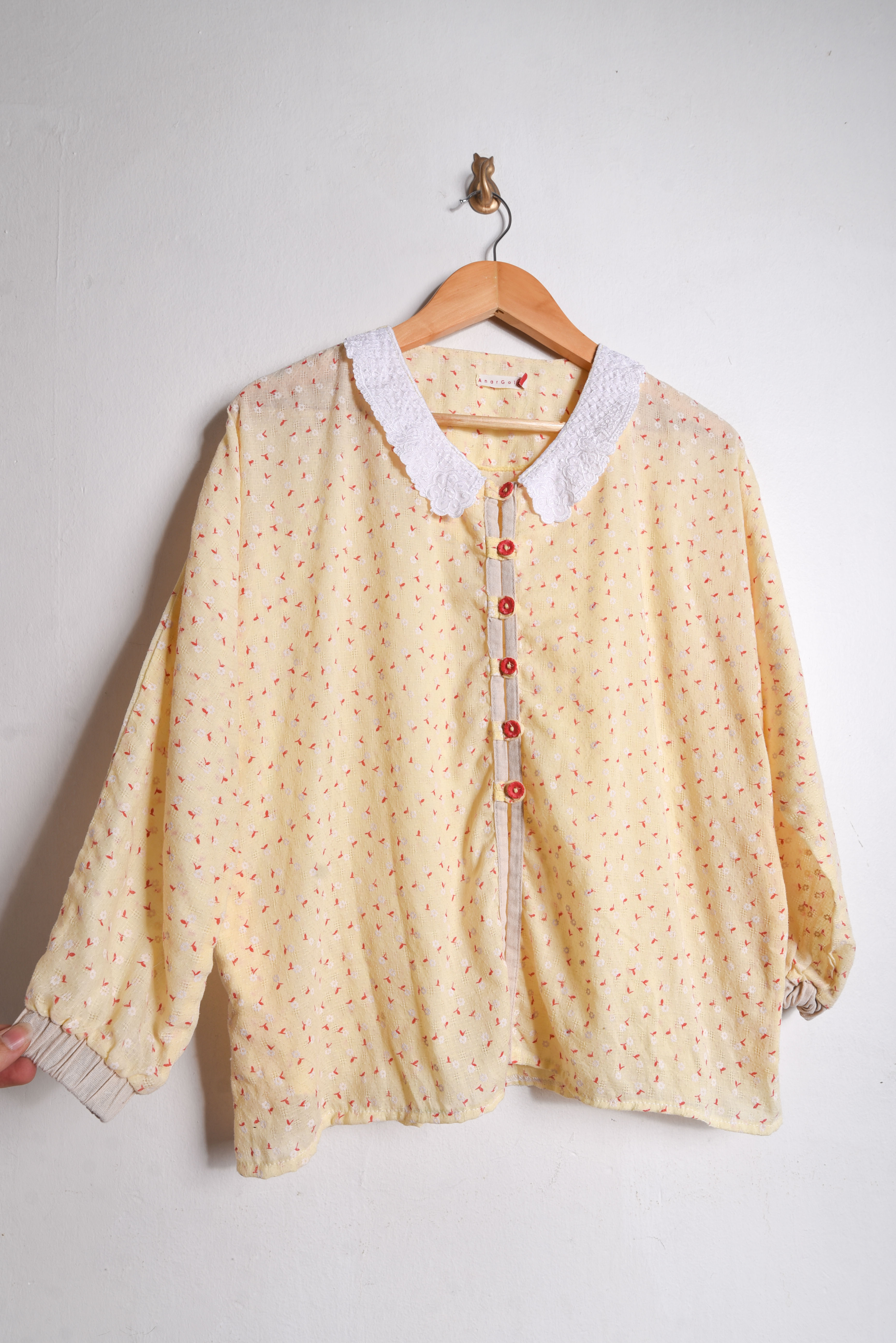 Blusa amarillo pastel peter pan