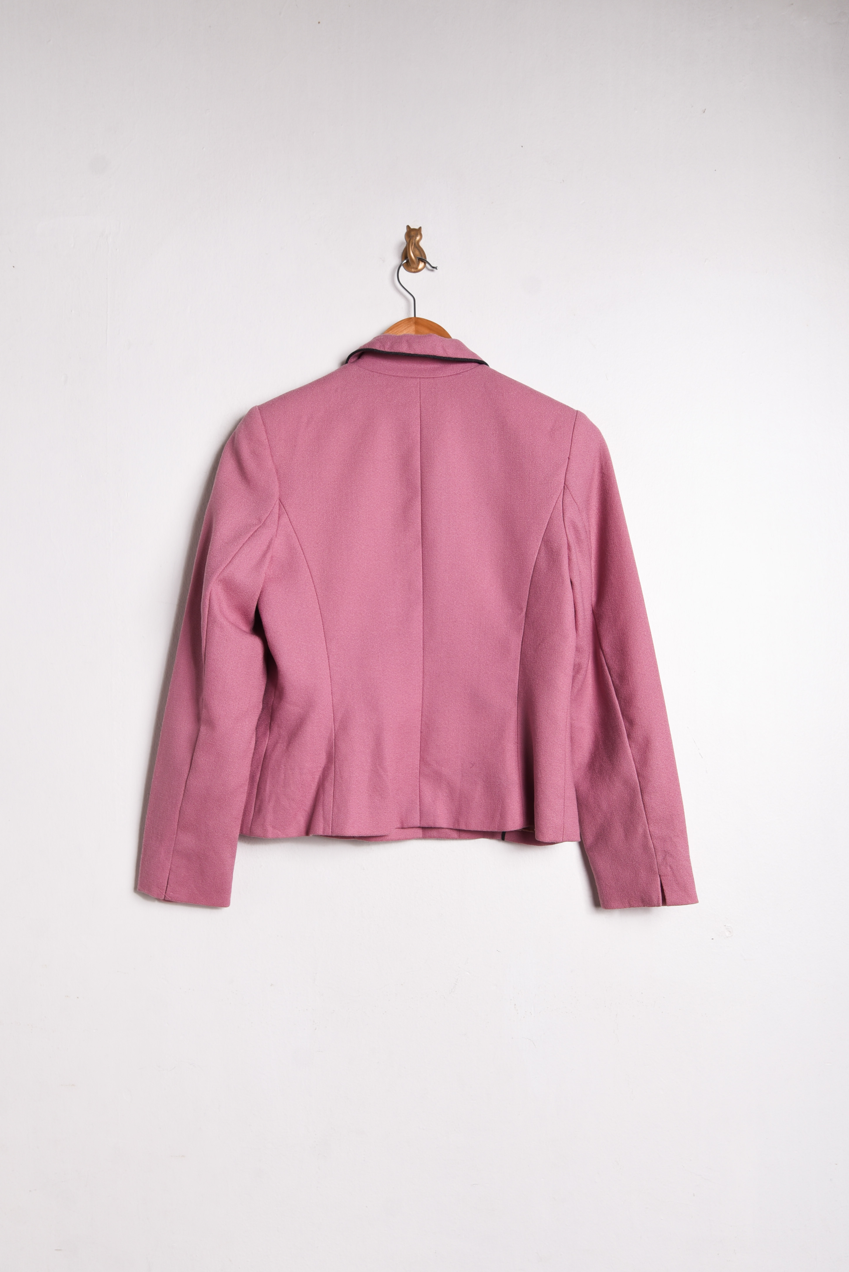 Chaqueta rosa vintage lana