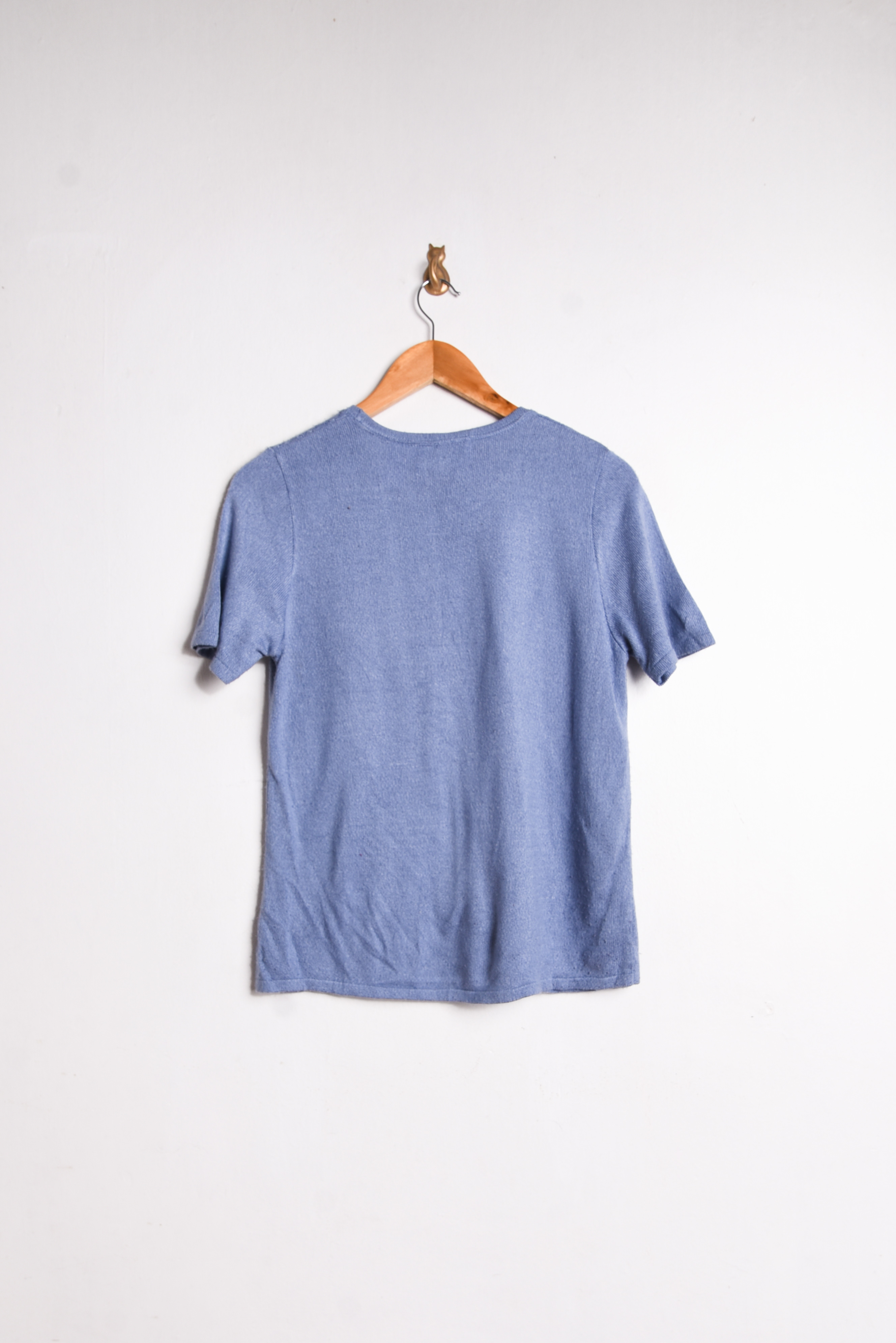 Top tejido periwinkle