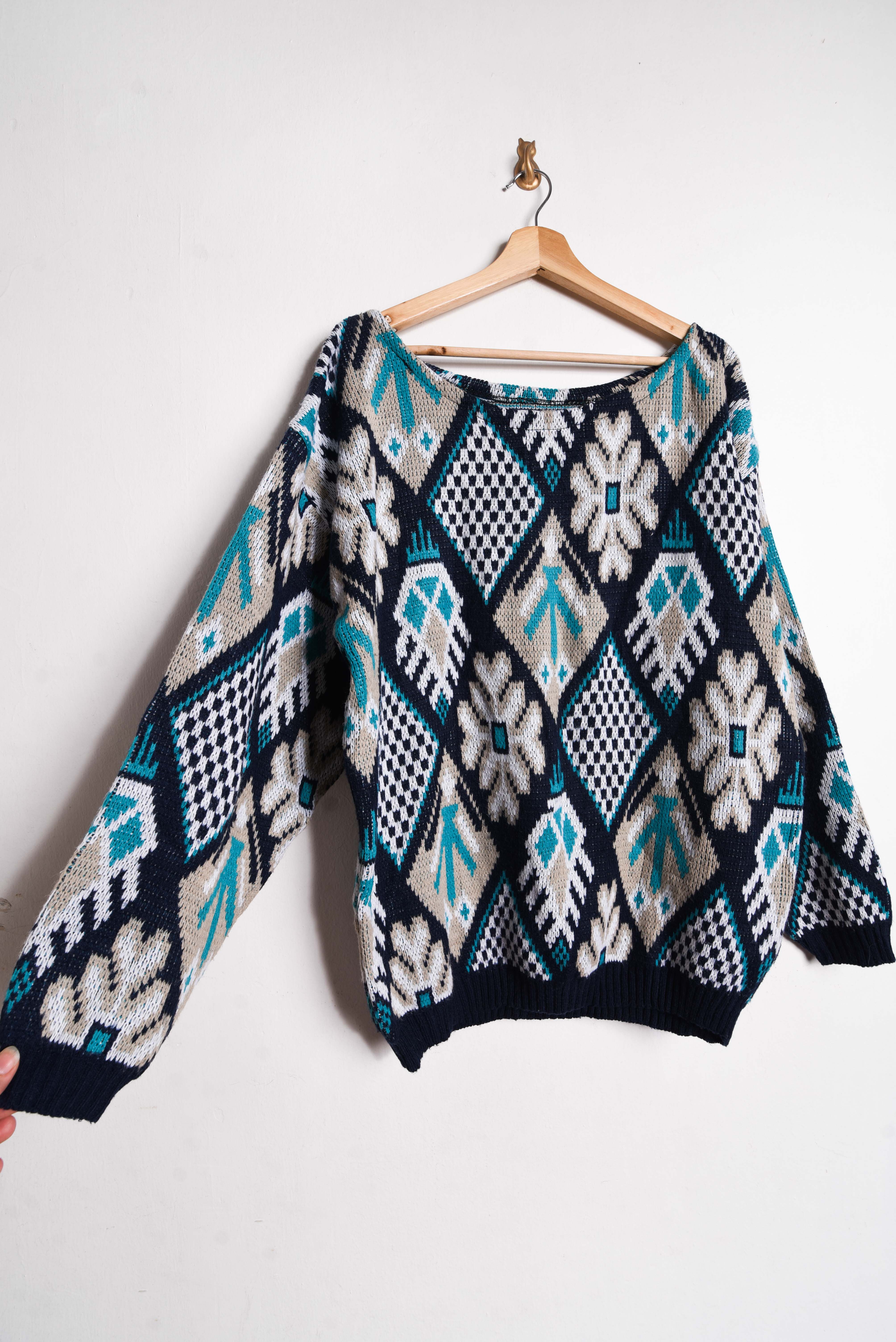 Chaleco vintage figuras