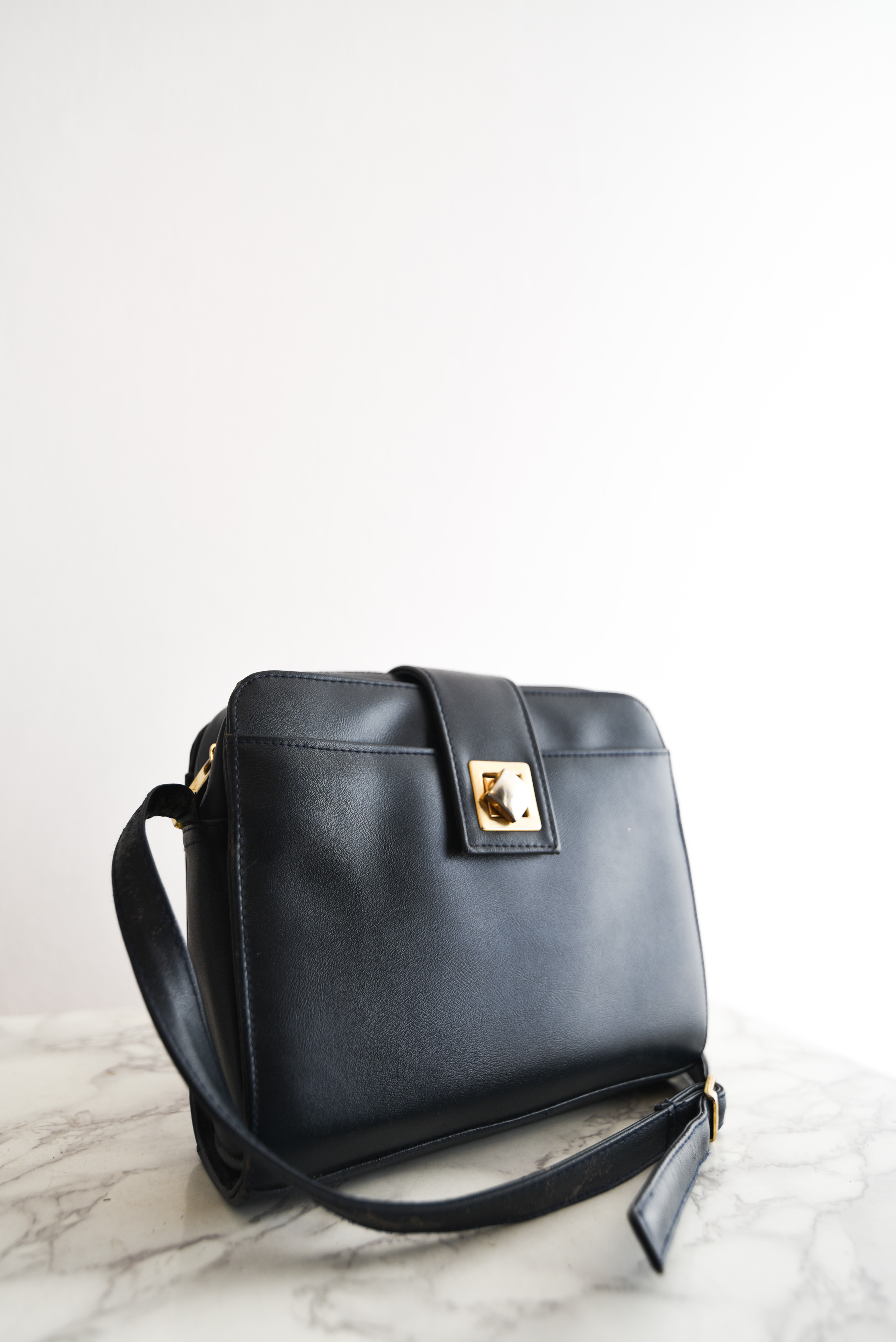 Cartera azul navy 90s