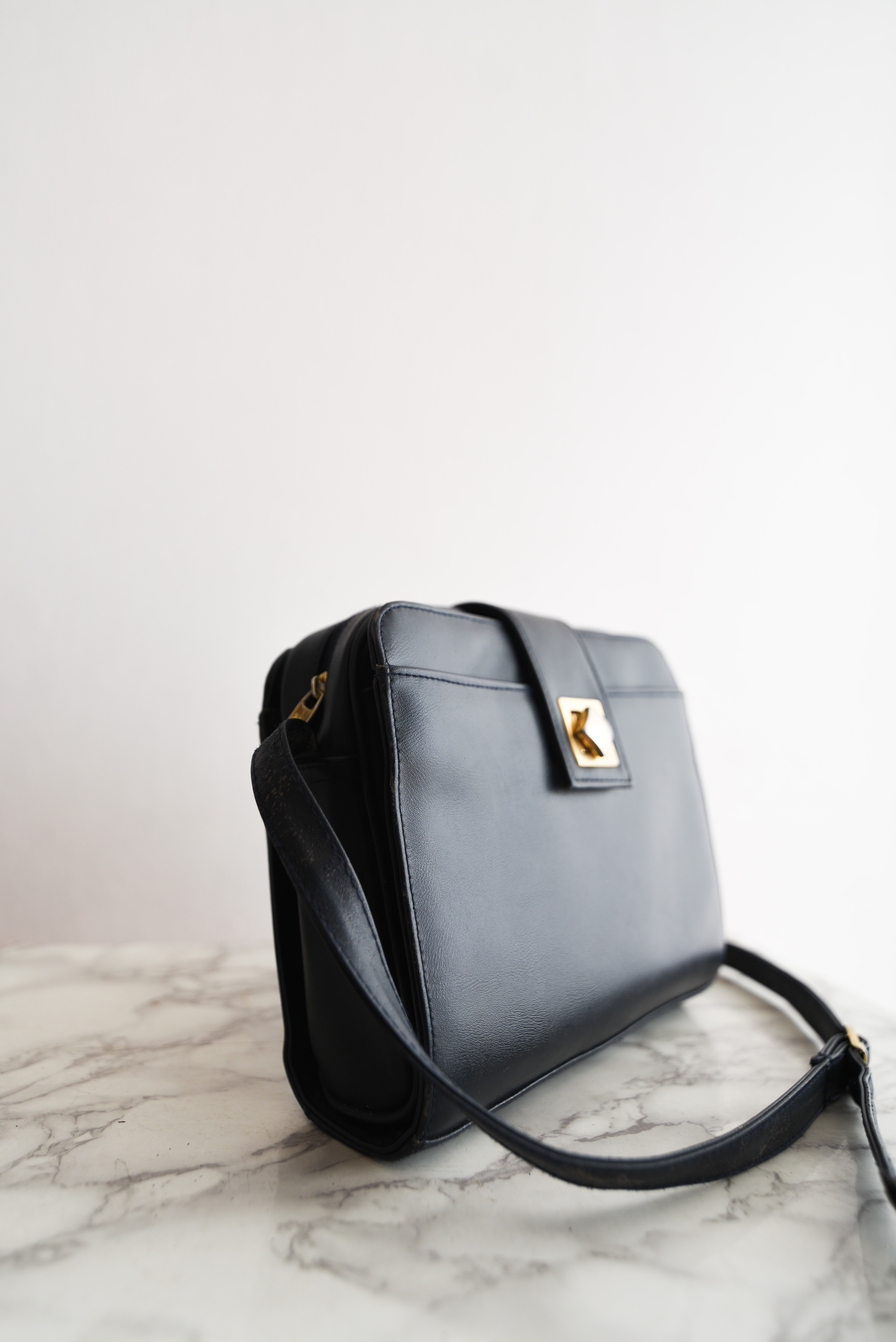 Cartera azul navy 90s