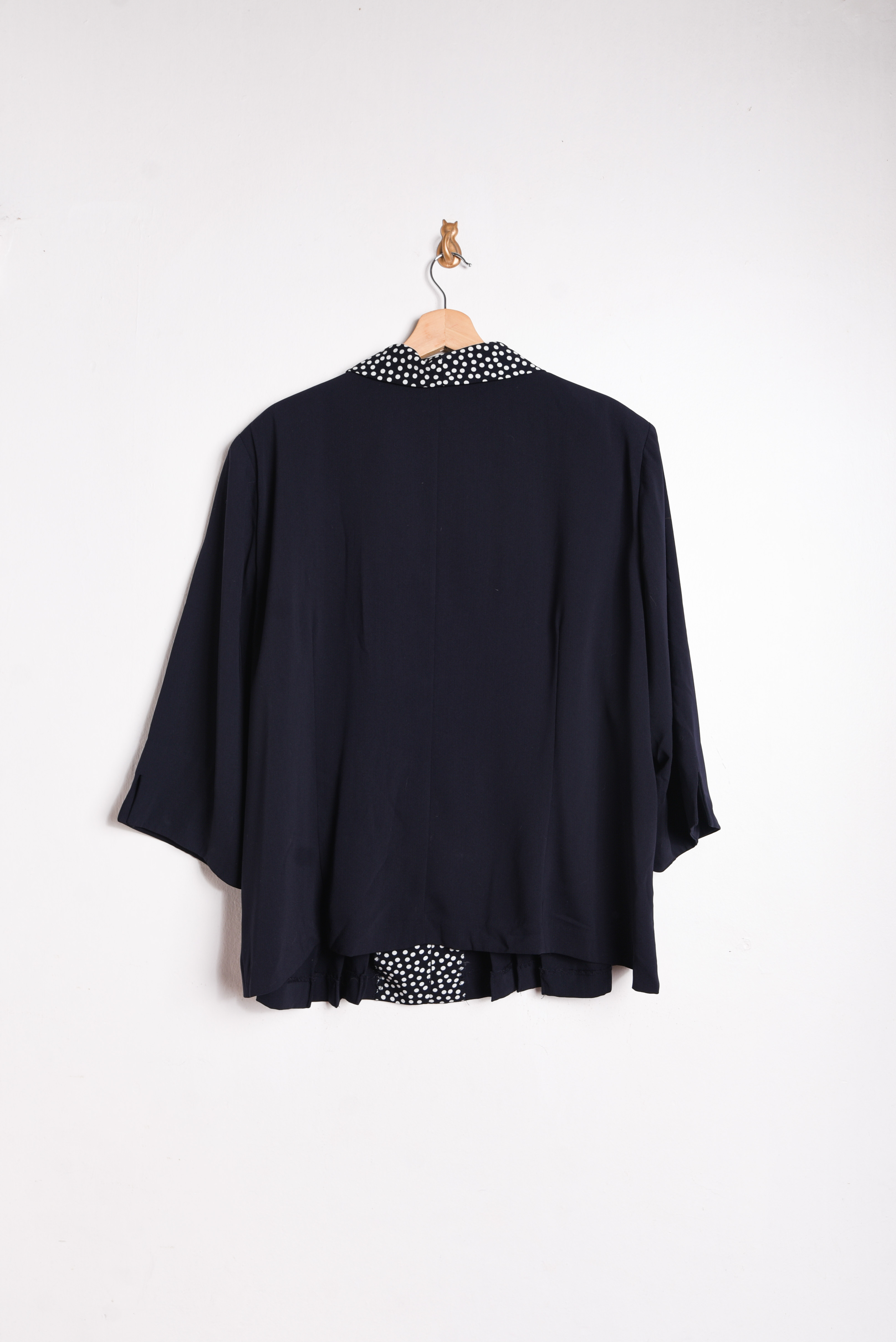 Blusa navy y lunares