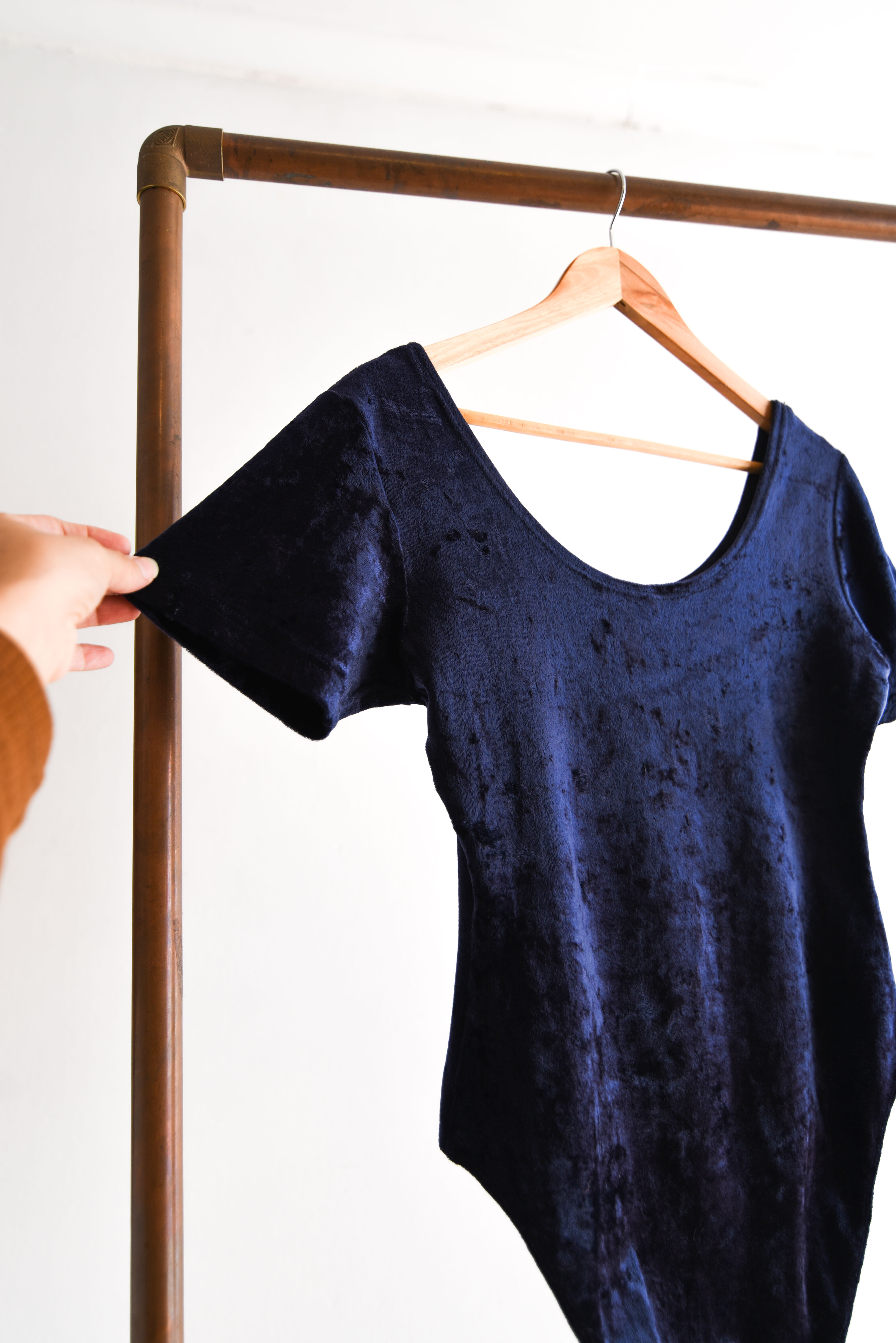 Body blue velvet 90s