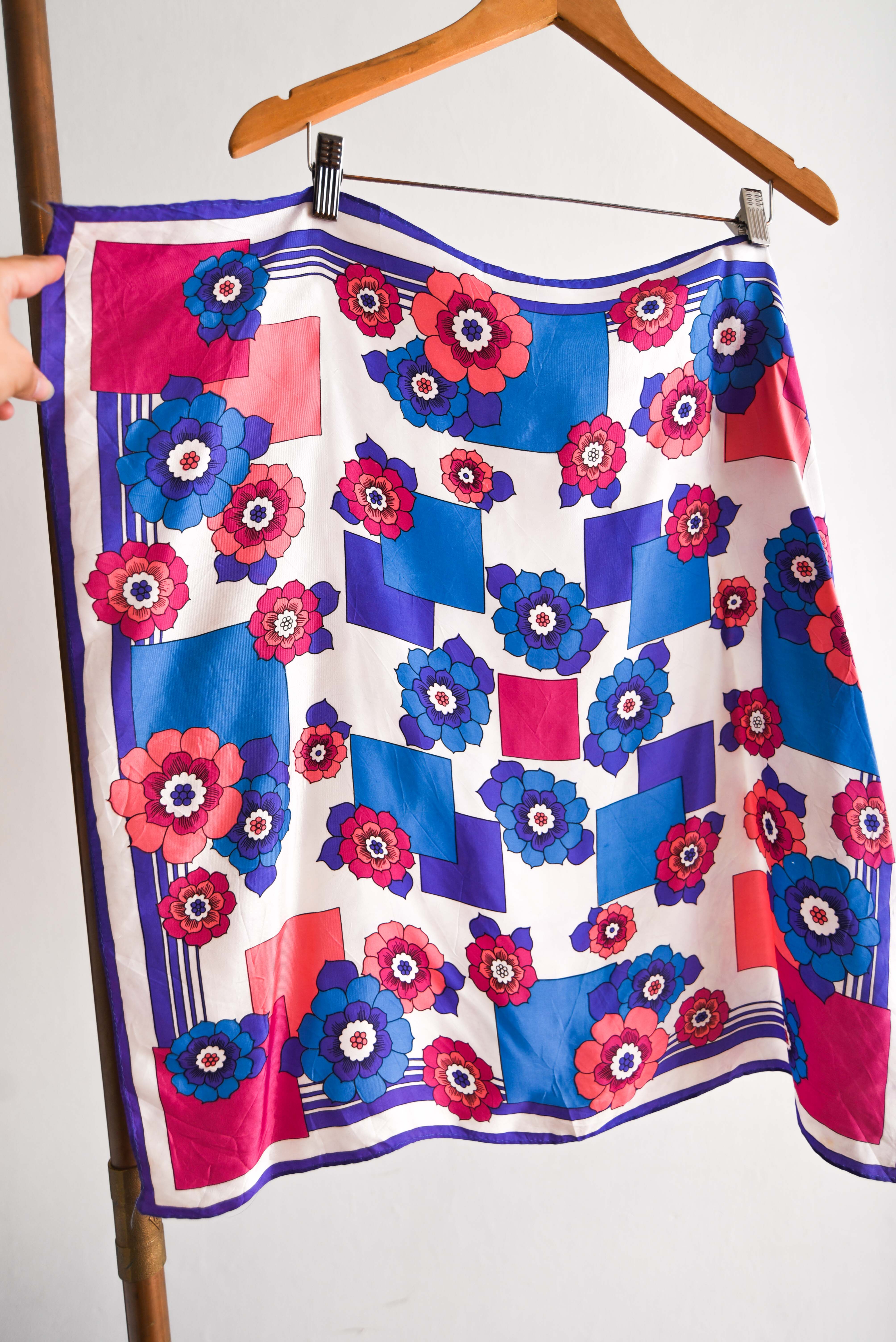 Pañuelo retro floral