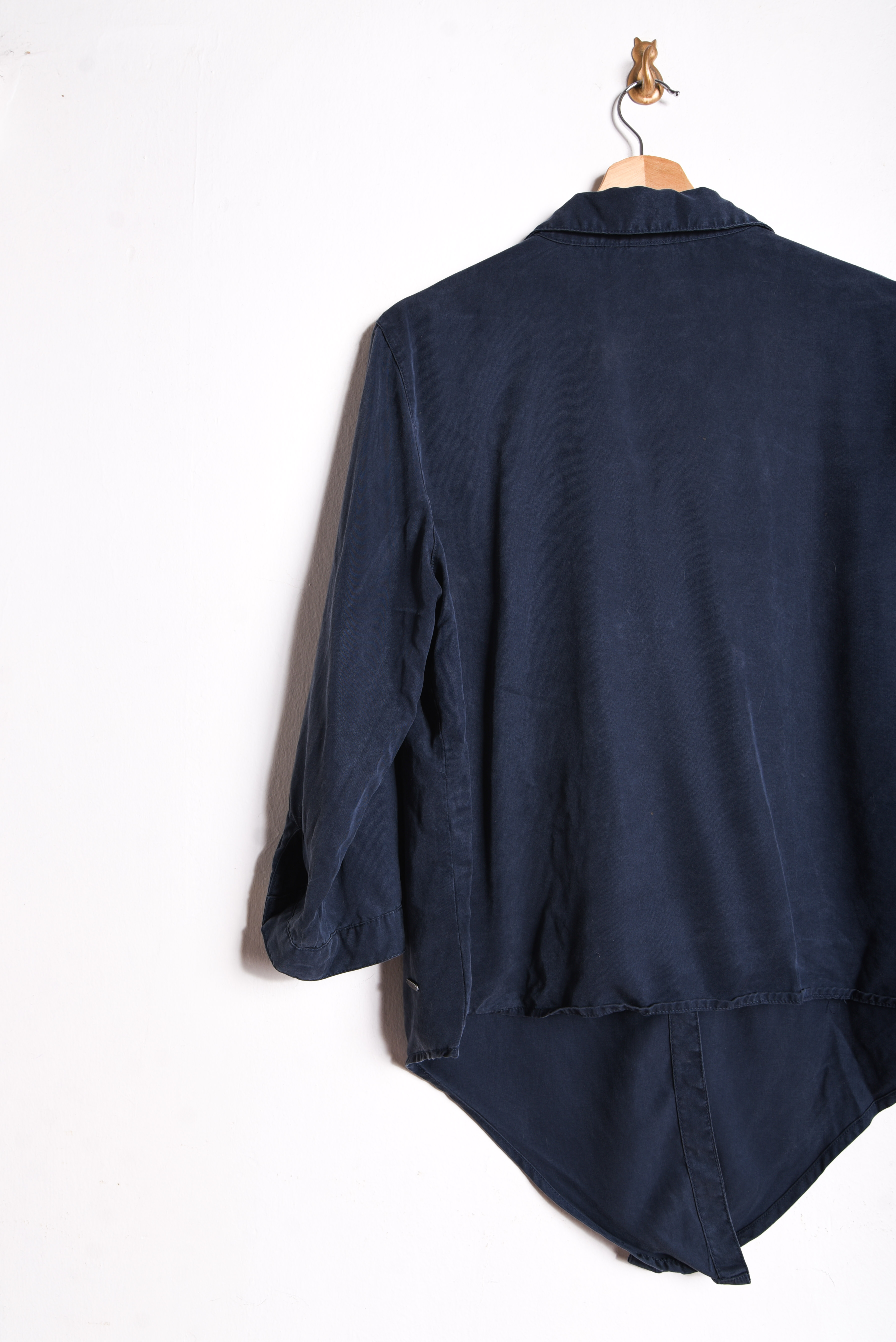 Blusa azul navy botones