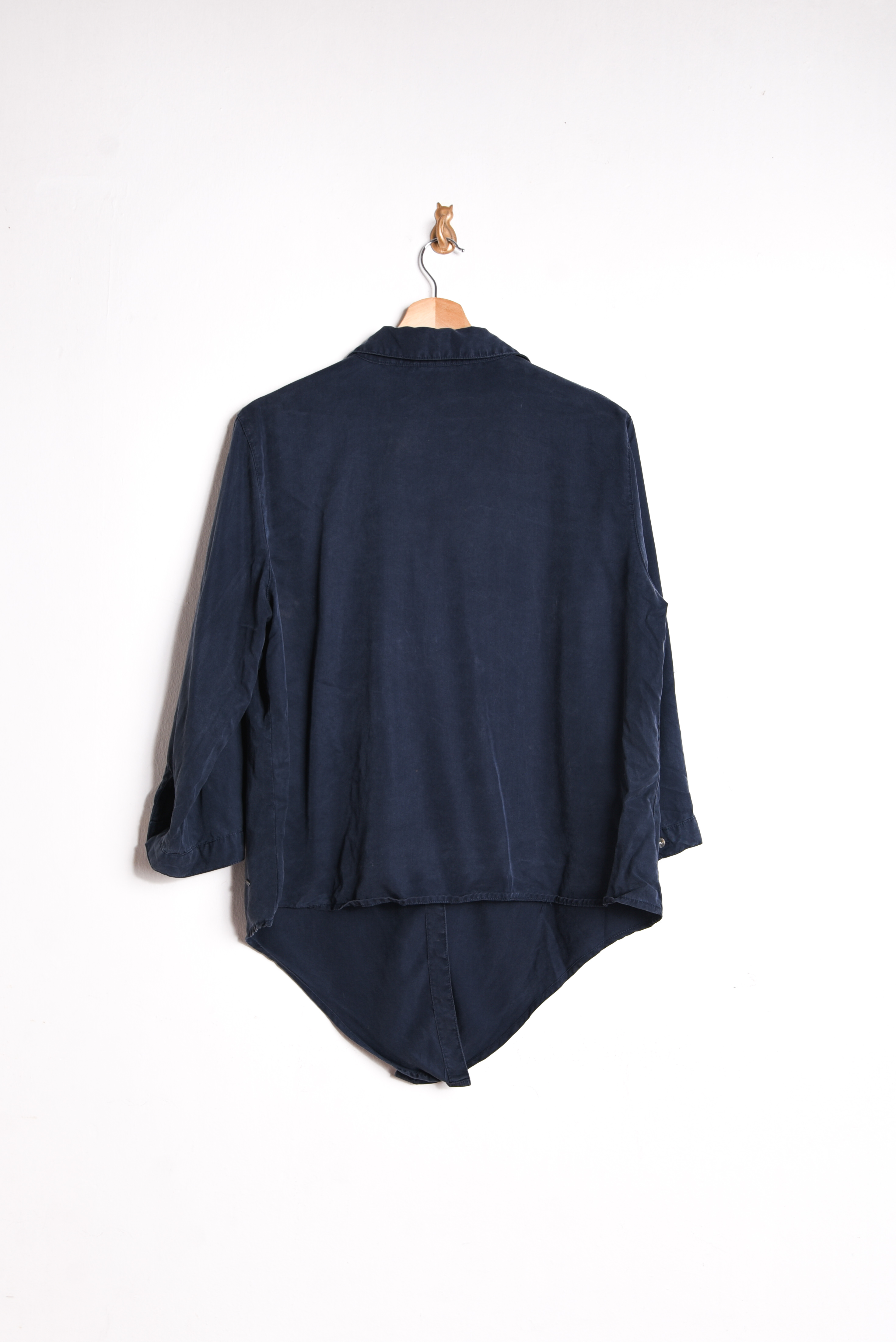 Blusa azul navy botones