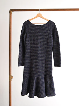 Vestido azul shiny