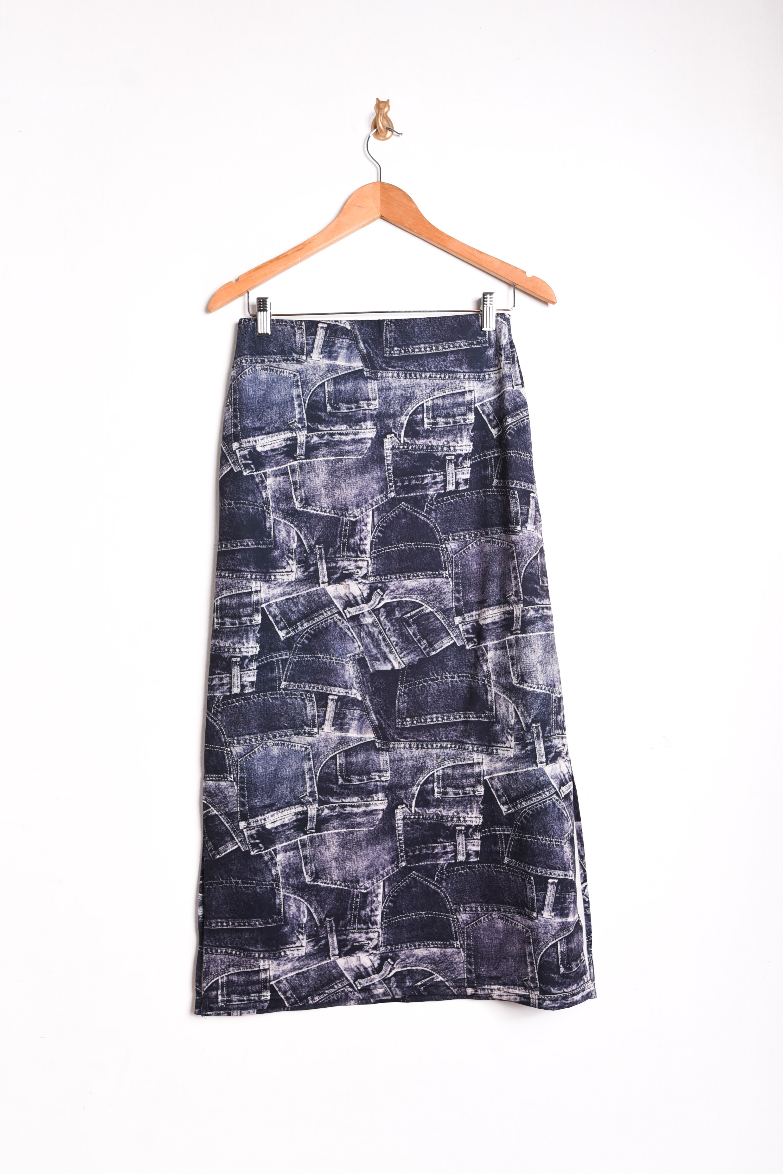 Falda patchwork print