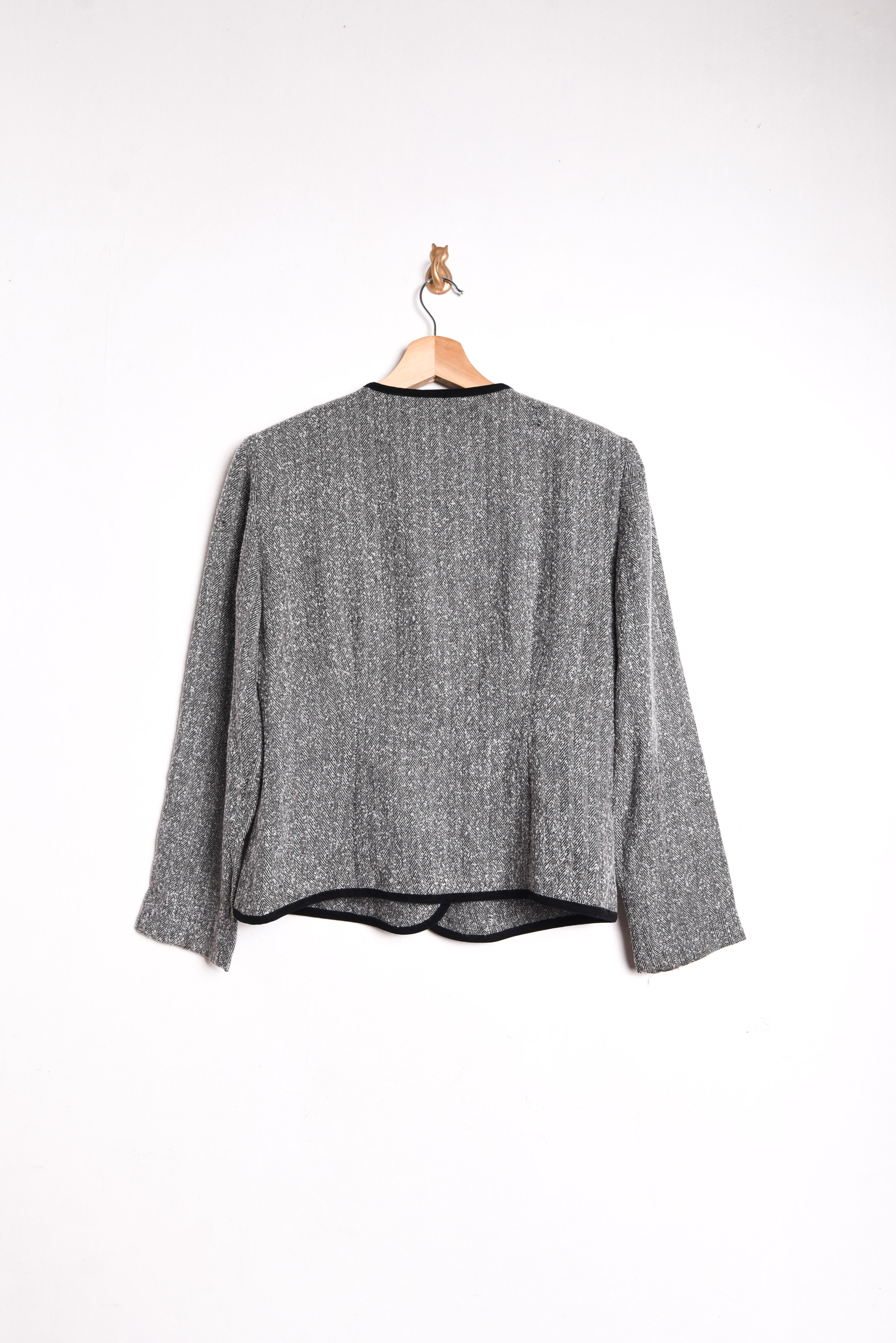 Conjunto gris jaspeado vintage