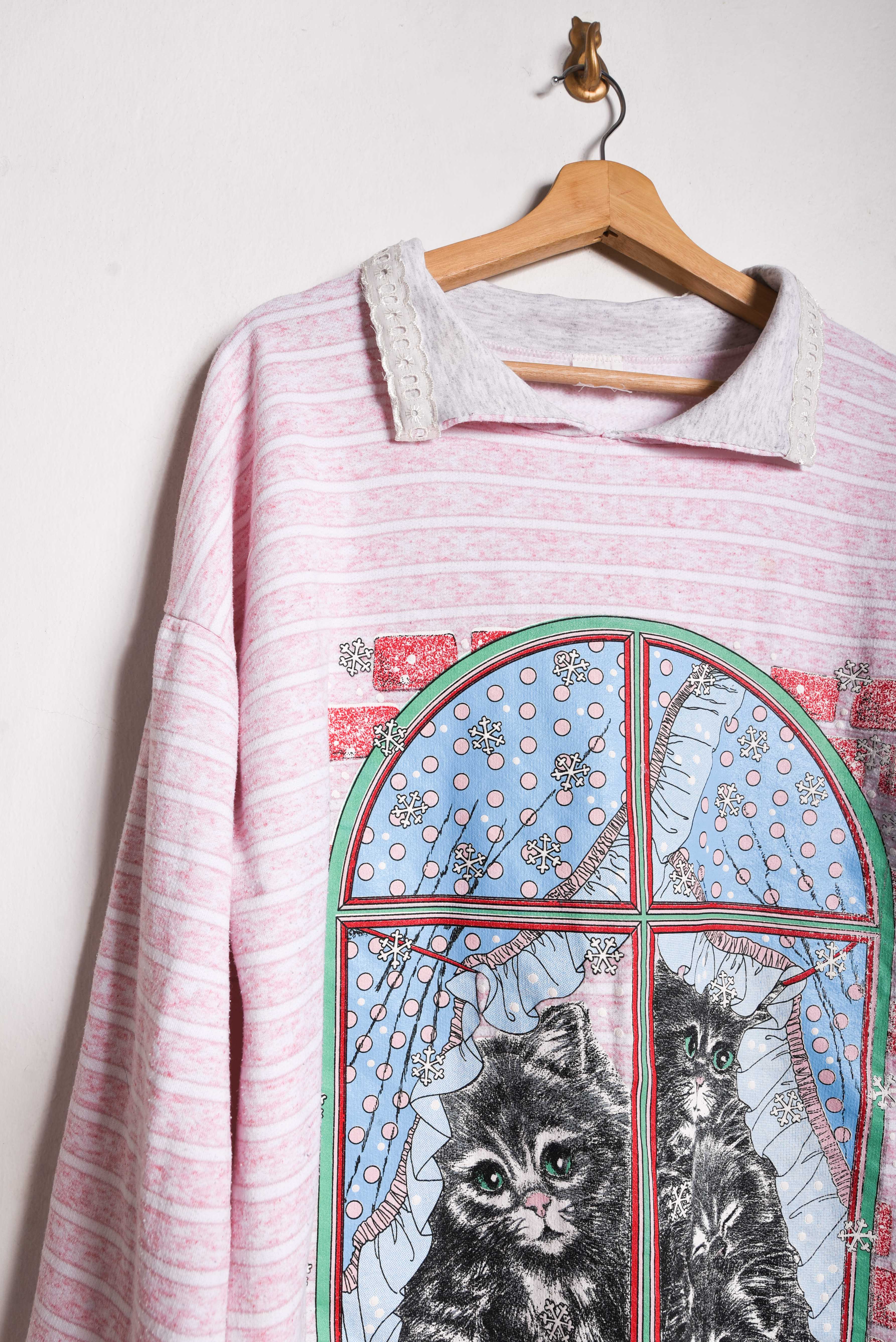 Polerón-dress reworked gatitos